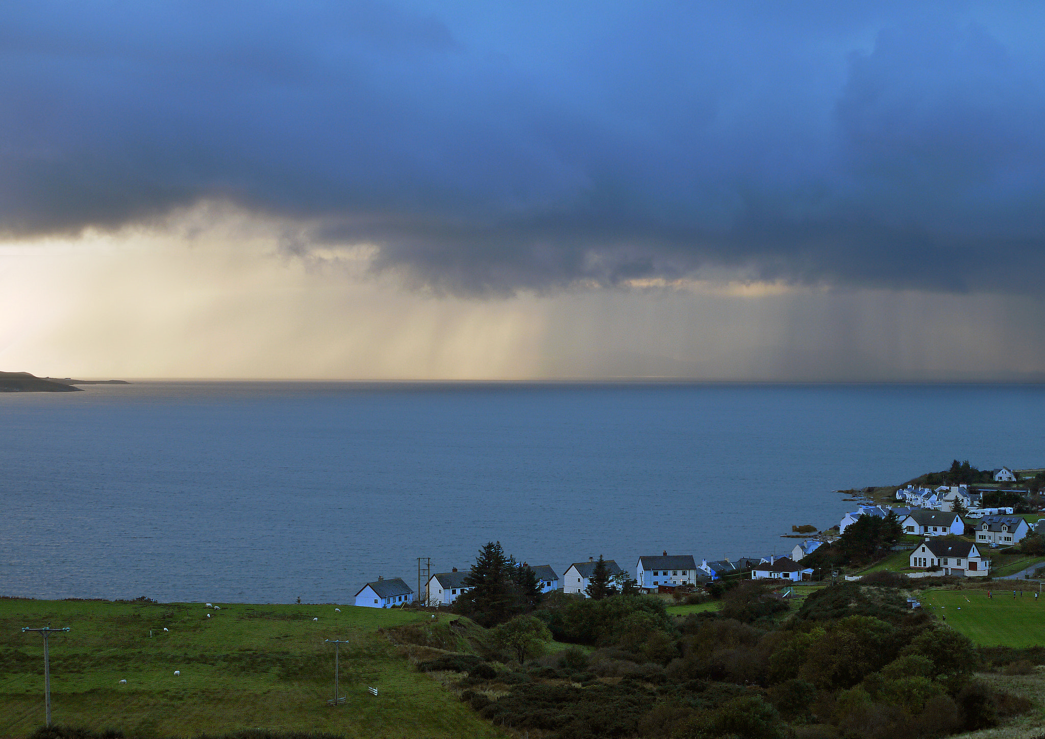 Panasonic Lumix DMC-GF1 sample photo. Guid scottish weather over gairloch photography