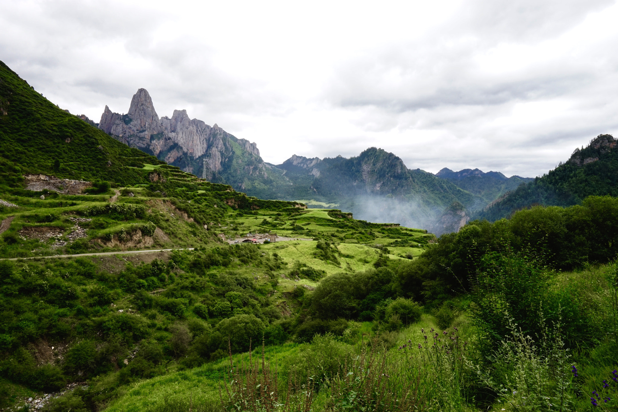 Sony a7 II + Sony Vario-Tessar T* FE 16-35mm F4 ZA OSS sample photo. 轻雾薄幔笼青山 photography