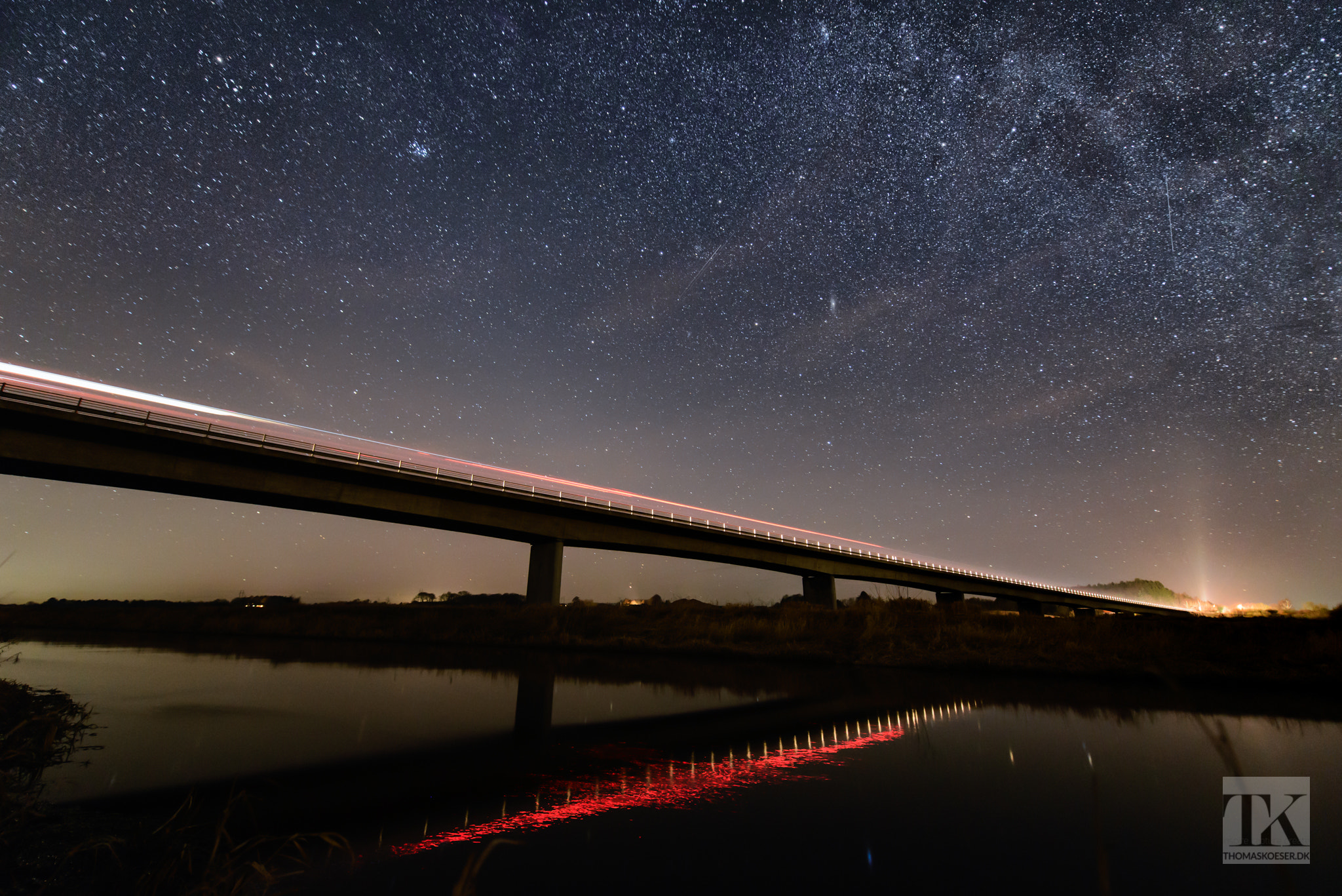Nikon AF-S Nikkor 14-24mm F2.8G ED sample photo. Milkyway near skive photography