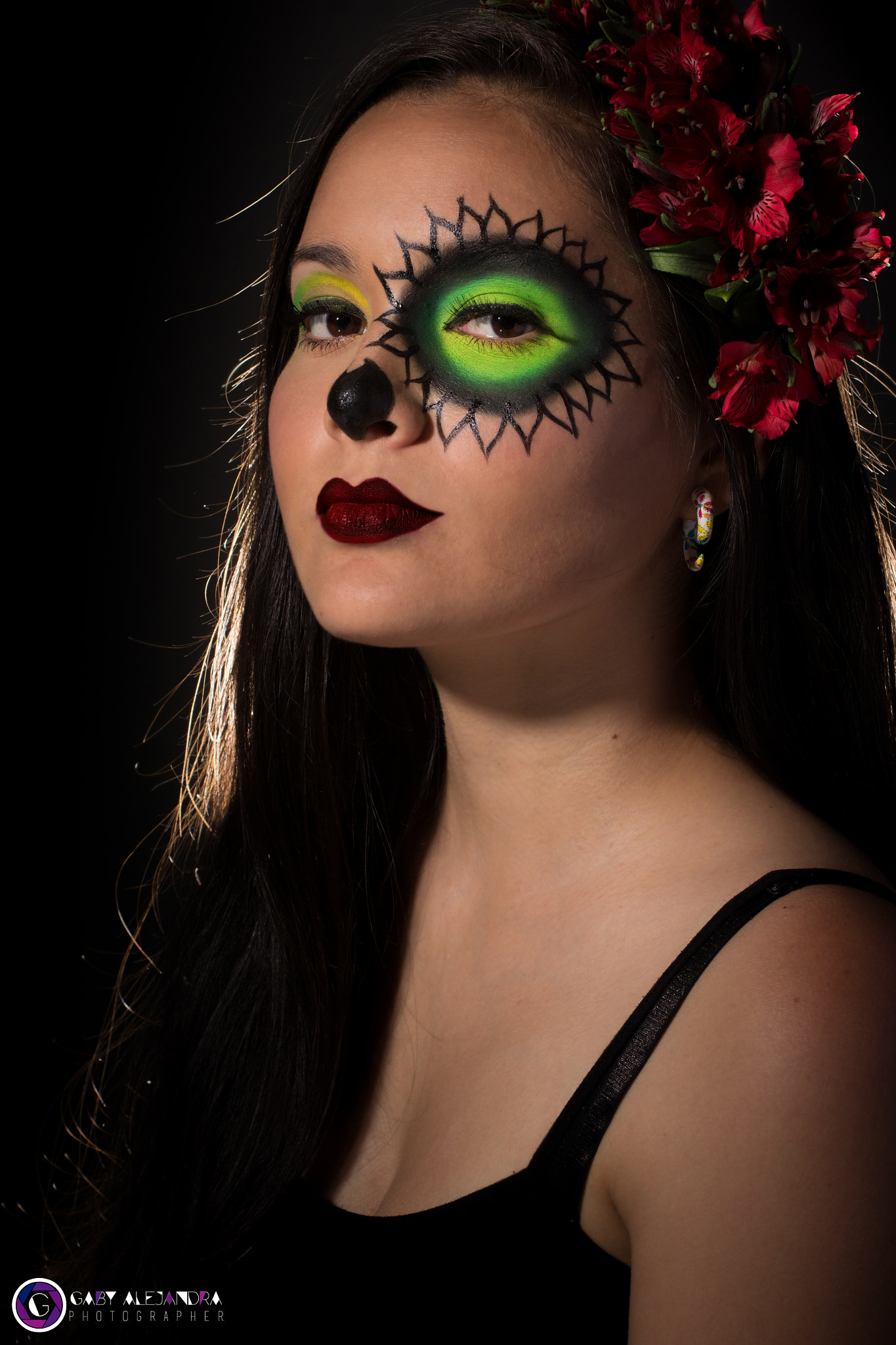 Canon EOS 60D + Canon EF 50mm F2.5 Macro sample photo. La catrina verde photography