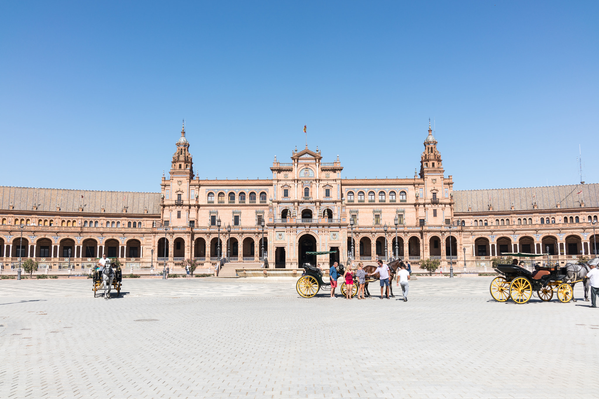35mm F2.0 sample photo. Plaza de españa, sevilla photography