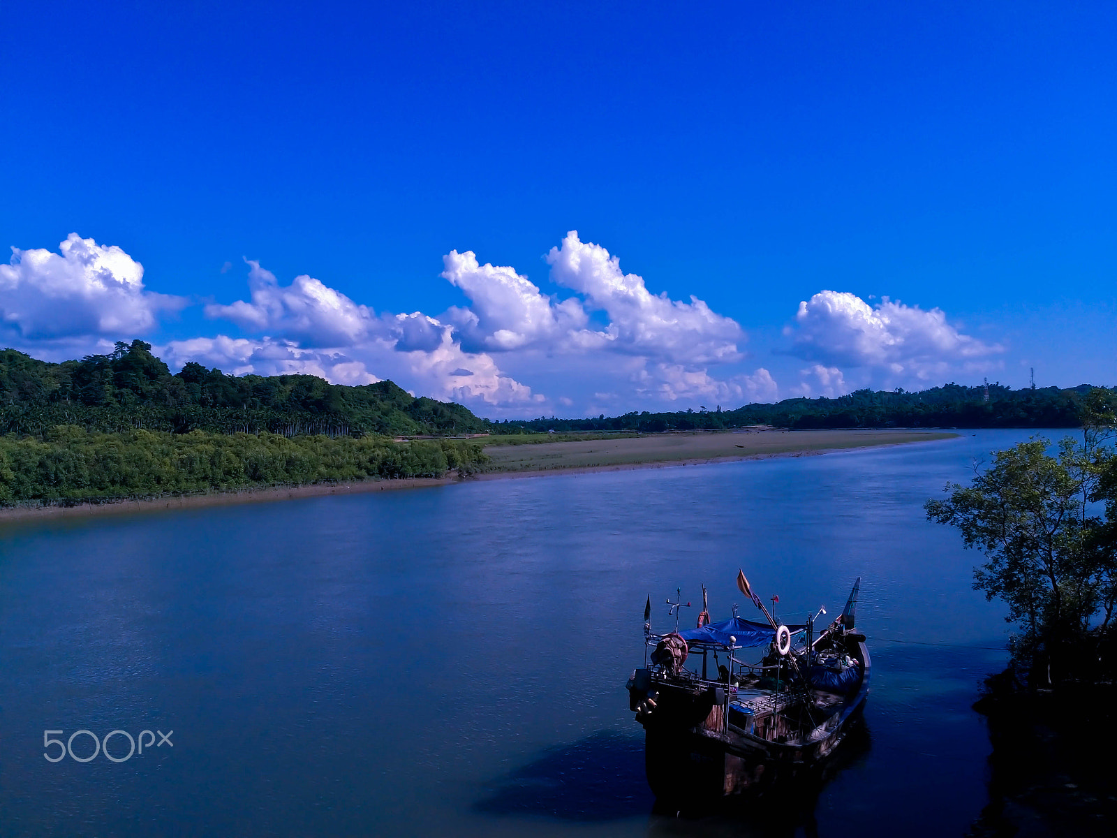 HUAWEI GR5 sample photo. Blue river photography