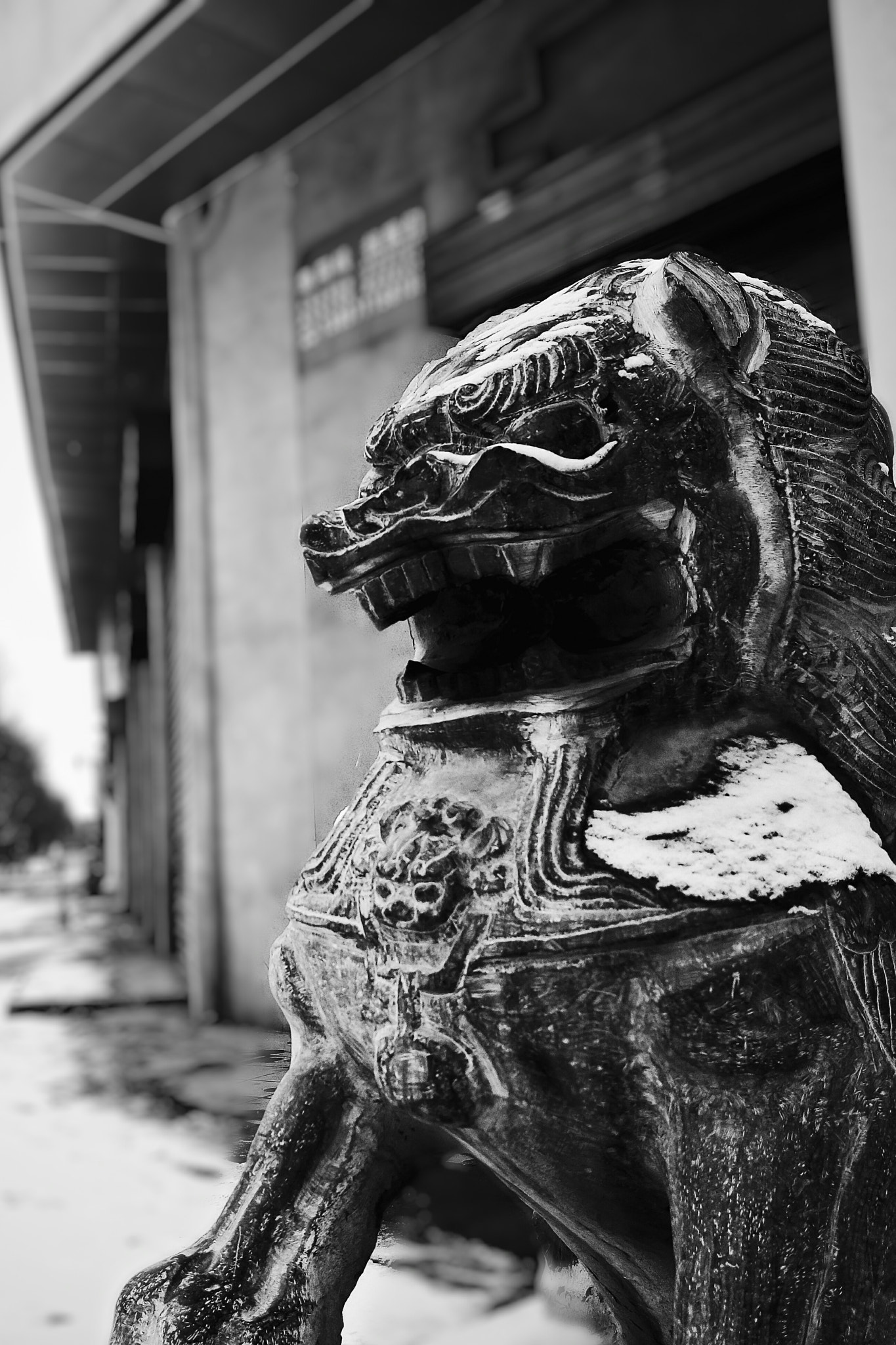 Meizu MX5 sample photo. Stone lion photography