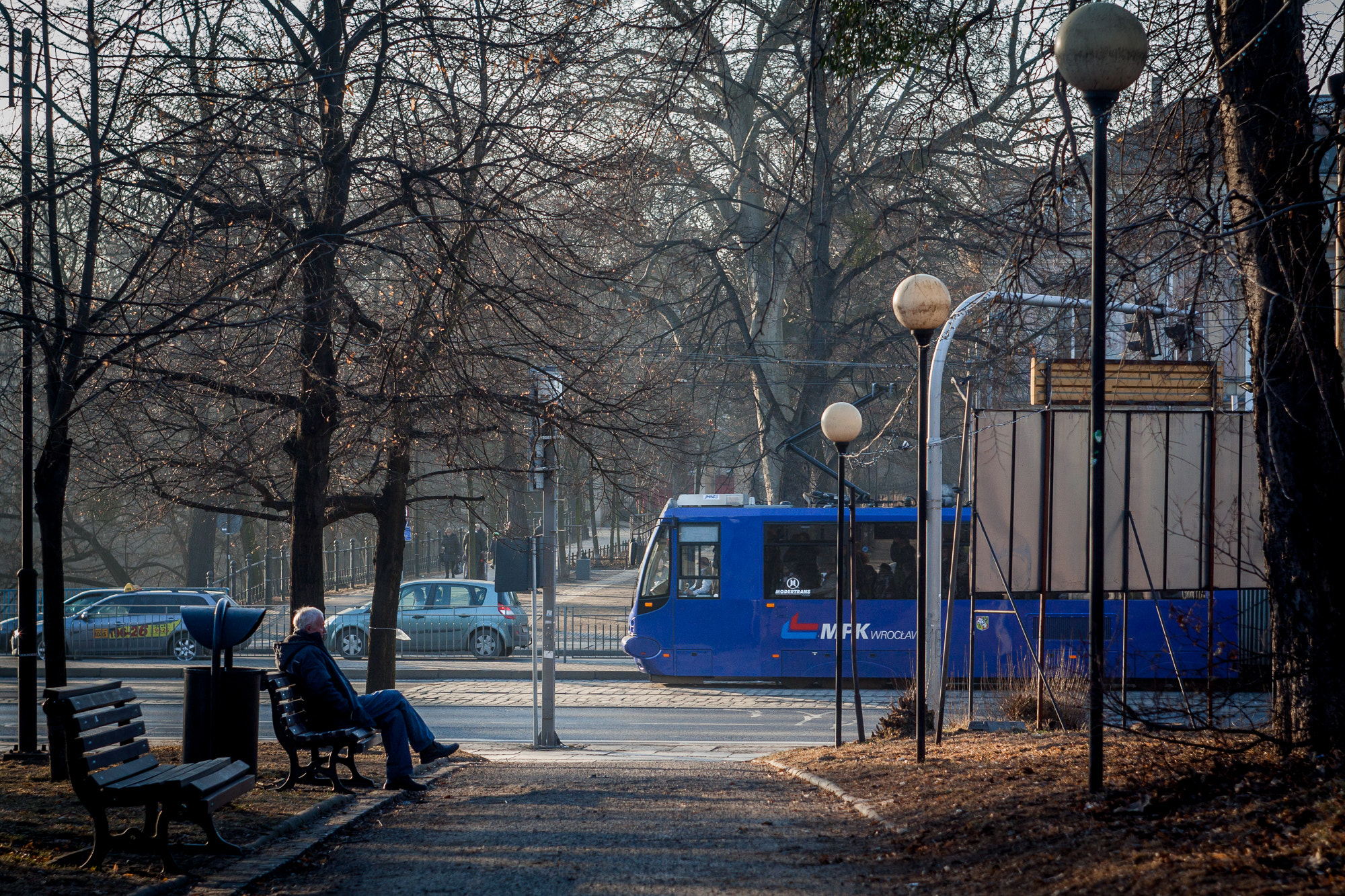 Canon EF 35-80mm f/4-5.6 sample photo. Blue trams pass me by photography