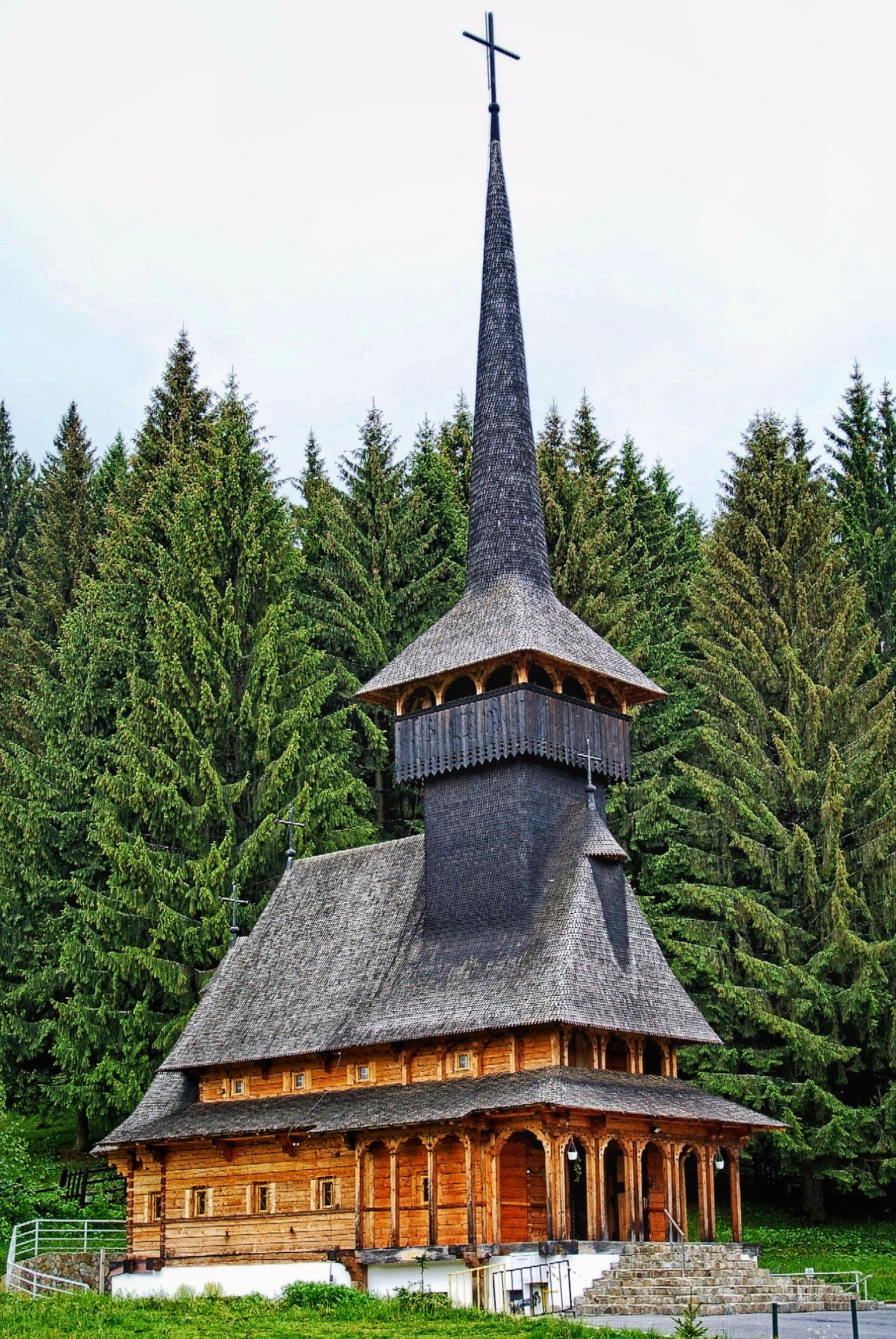 Nikon 1 V1 sample photo. Wooden church, poiana brașov, brașov, romania photography