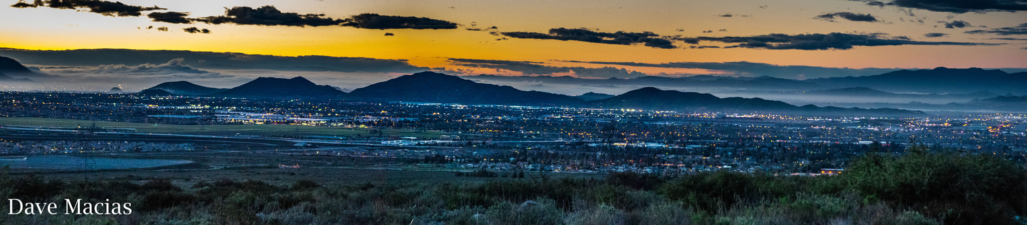 Pentax K-3 sample photo. Etiwanda morning pano photography