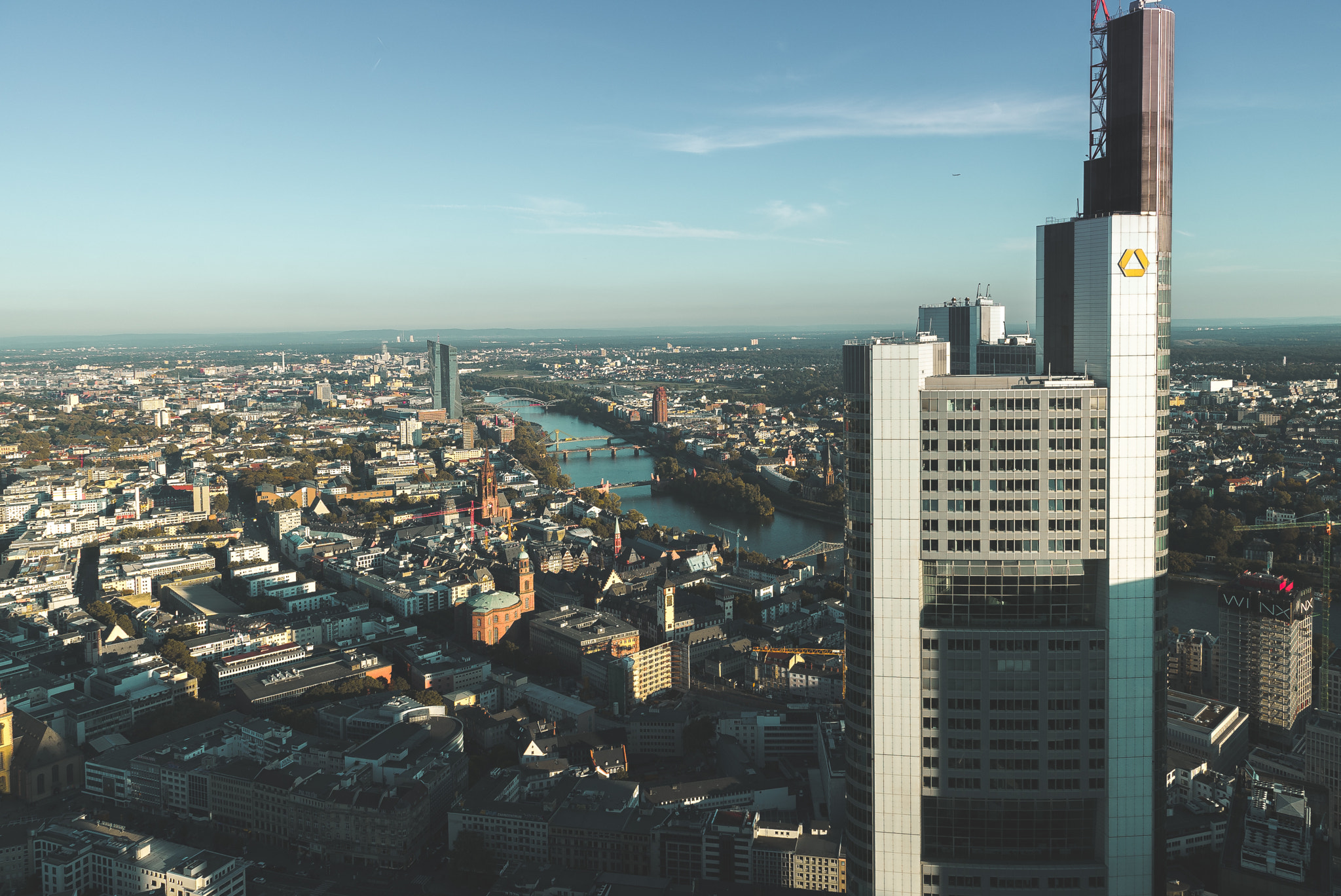 Sony a7S II + Canon EF 24-105mm F4L IS USM sample photo. Frankfurt views photography