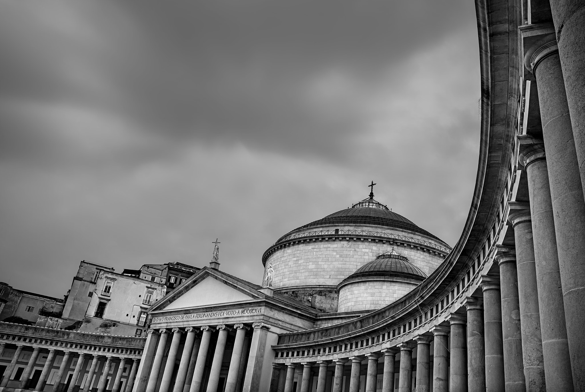 Sony SLT-A58 sample photo. San francesco di paola church ,naples photography