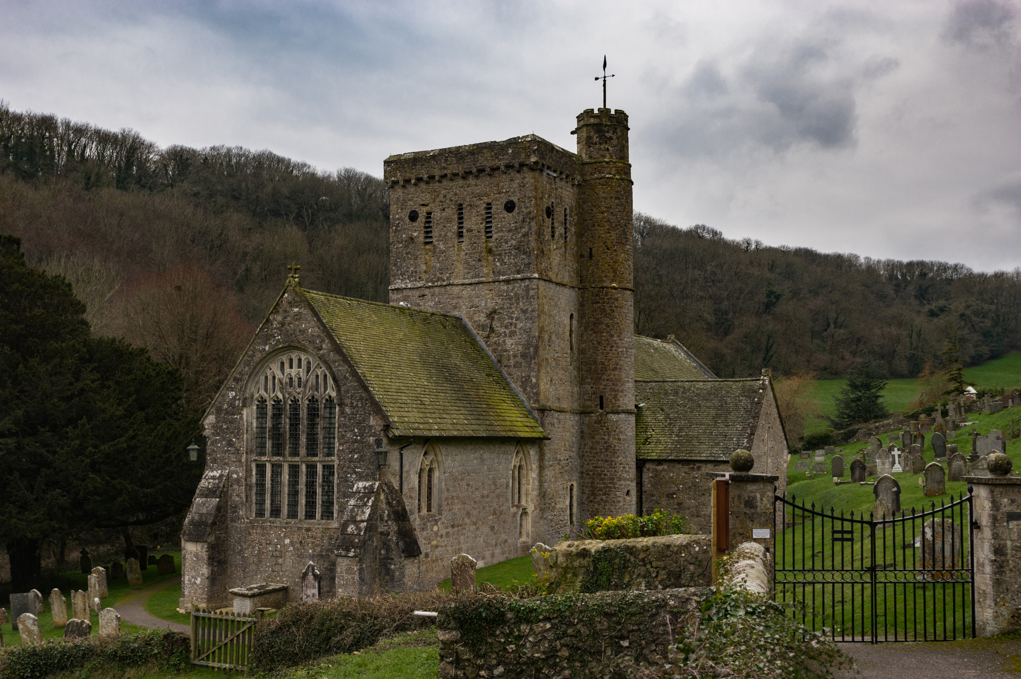 Pentax K-3 II sample photo. Branscombe church photography