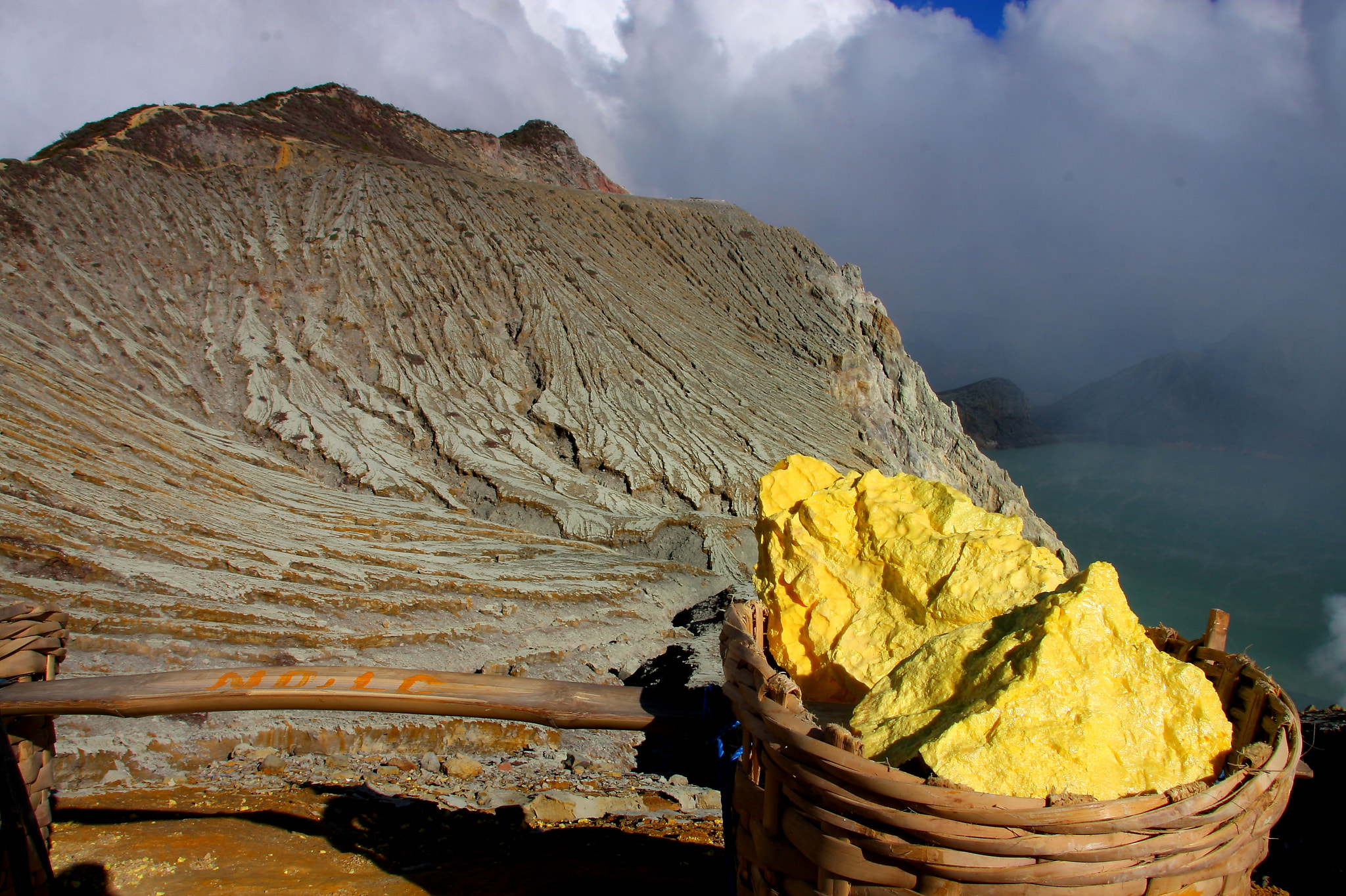 Canon EOS 40D sample photo. Volcano in java photography