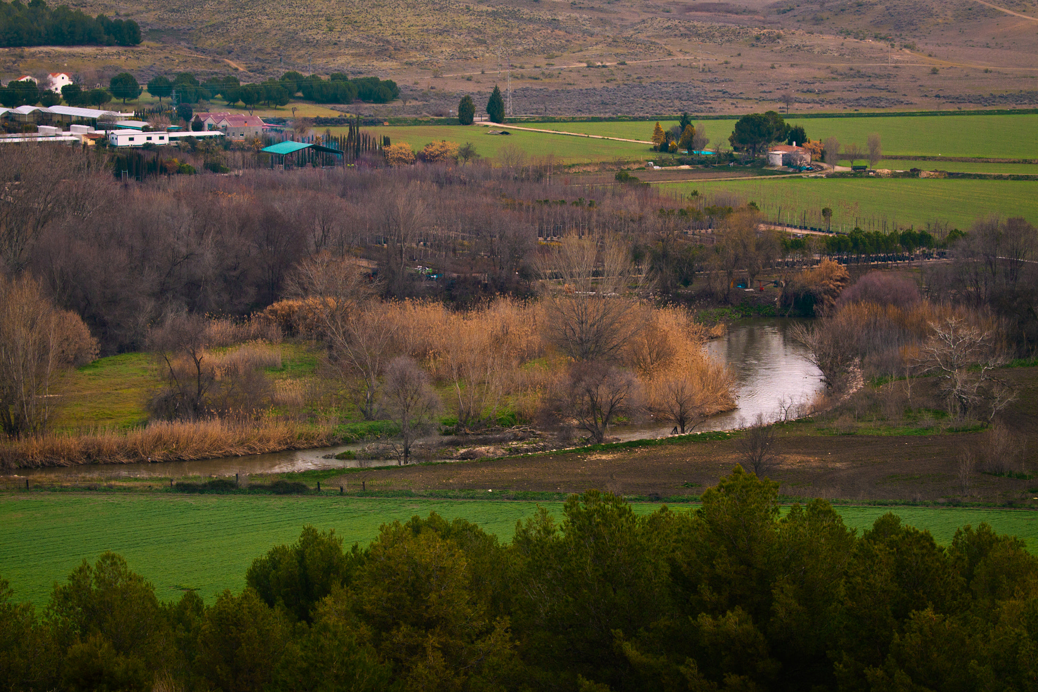 Canon EOS 50D + Canon EF 70-200mm F4L IS USM sample photo. Vega del sureste desde la marañosa photography