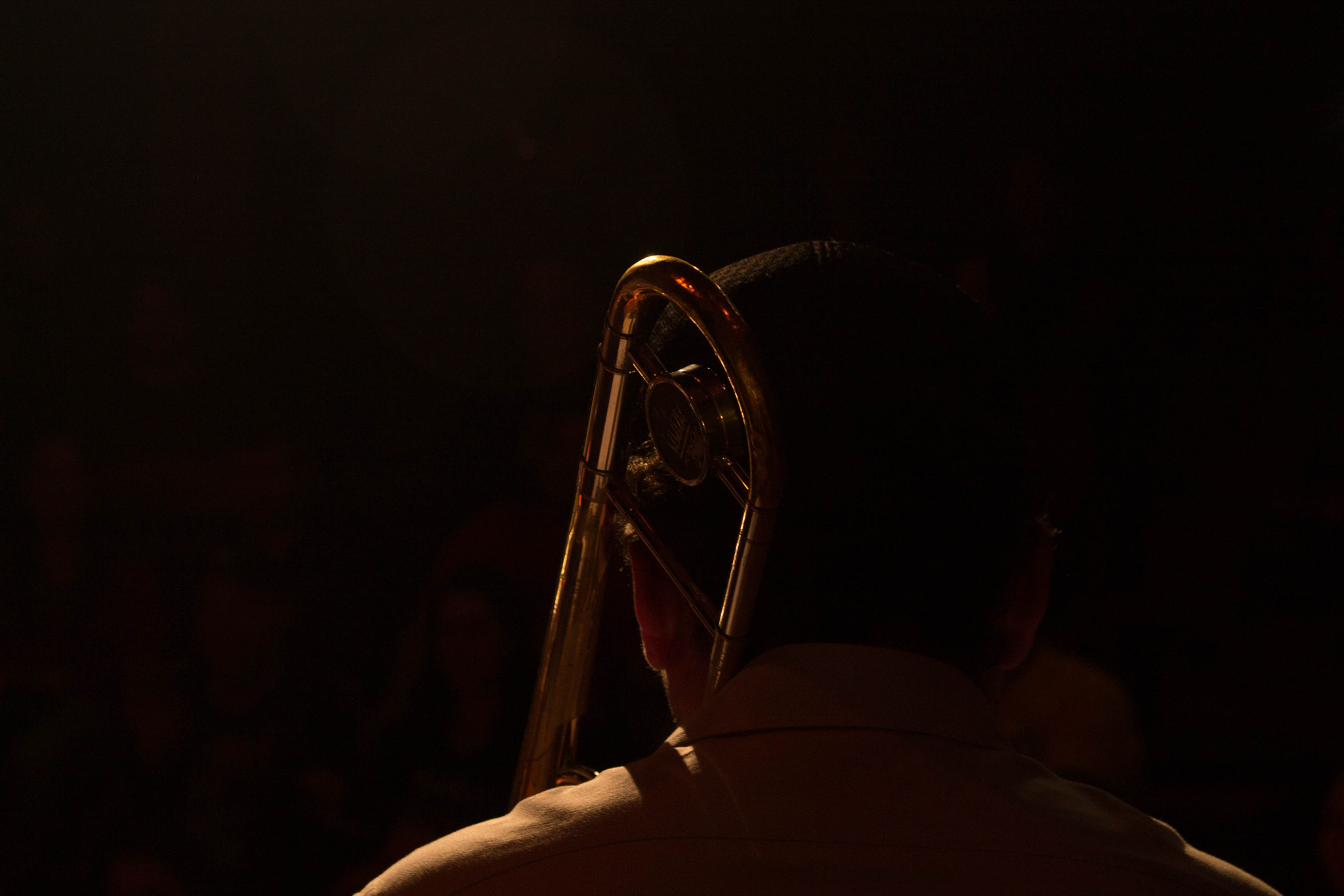 Canon EOS 1100D (EOS Rebel T3 / EOS Kiss X50) sample photo. Trombone player photography