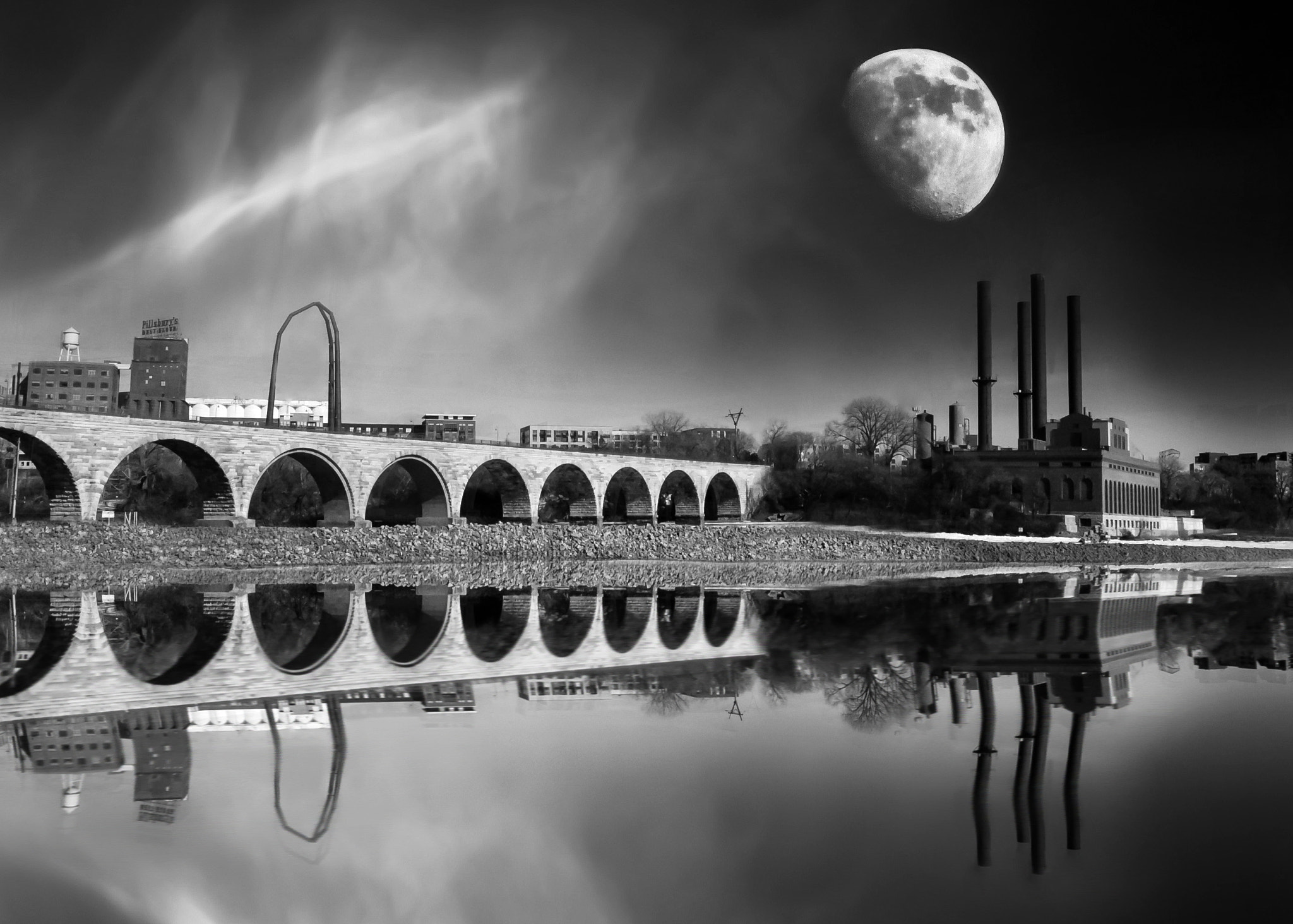 Sigma 18-50mm F2.8-4.5 DC OS HSM sample photo. Stone arch bridge photography