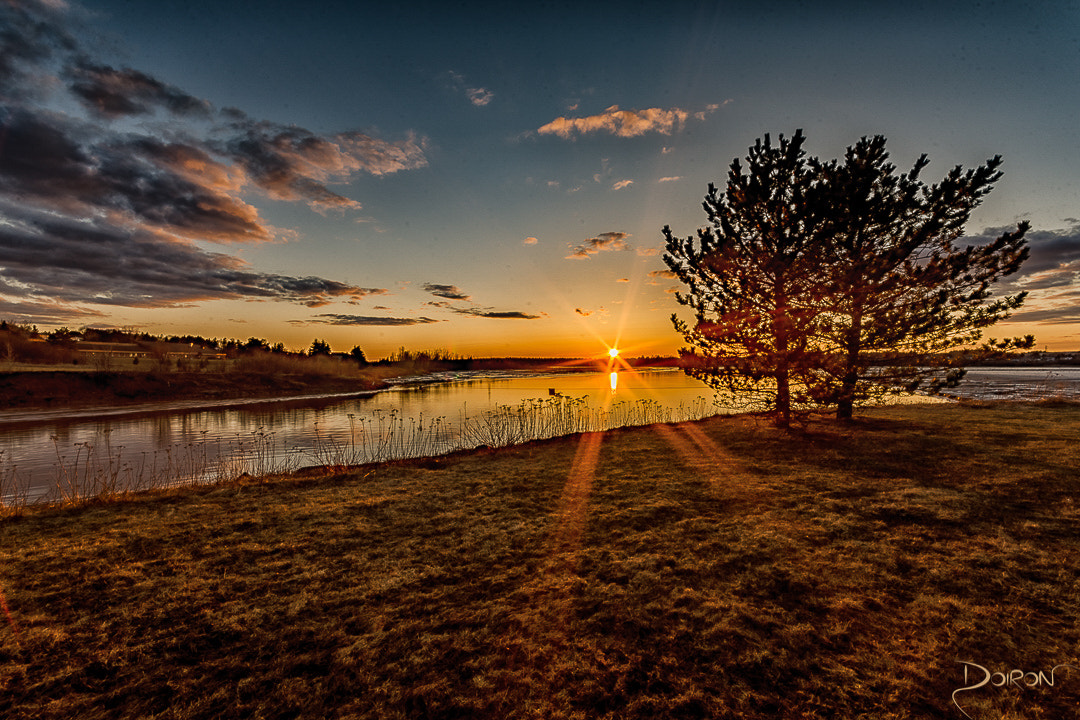 Sigma 10-20mm F4-5.6 EX DC HSM sample photo. River sunset photography