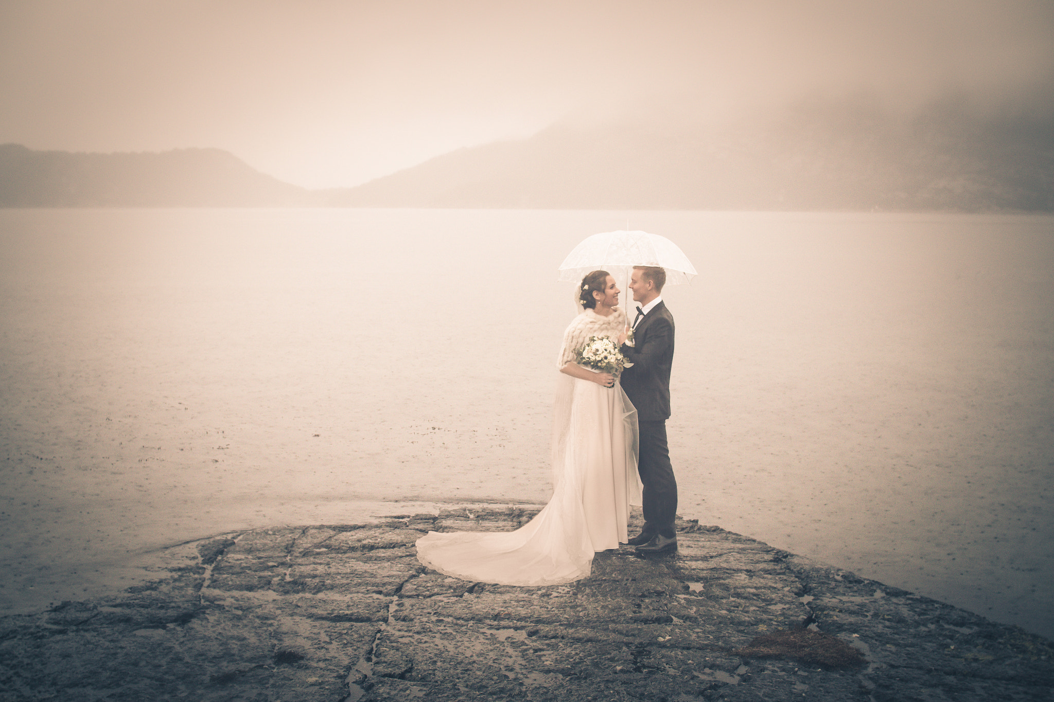 Sigma 30mm F1.4 EX DC HSM sample photo. Wedding outdoor with rain photography