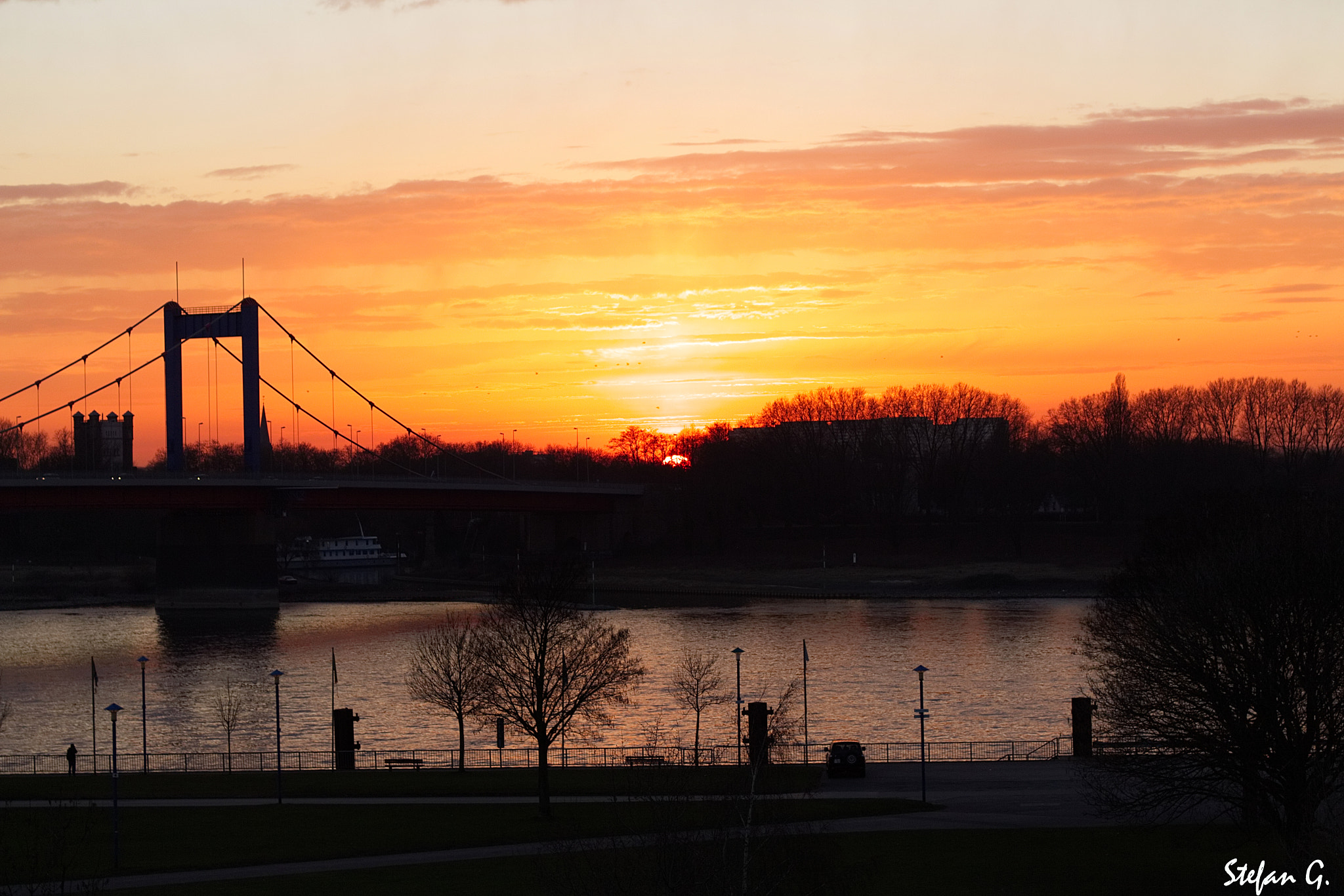 18.0 - 55.0 mm sample photo. Homberg-brücke over rhine river in germany. photography