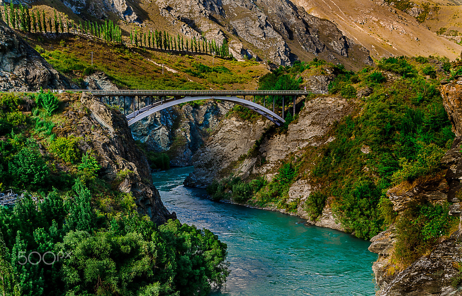 Nikon D7000 sample photo. Bridge over teal waters photography