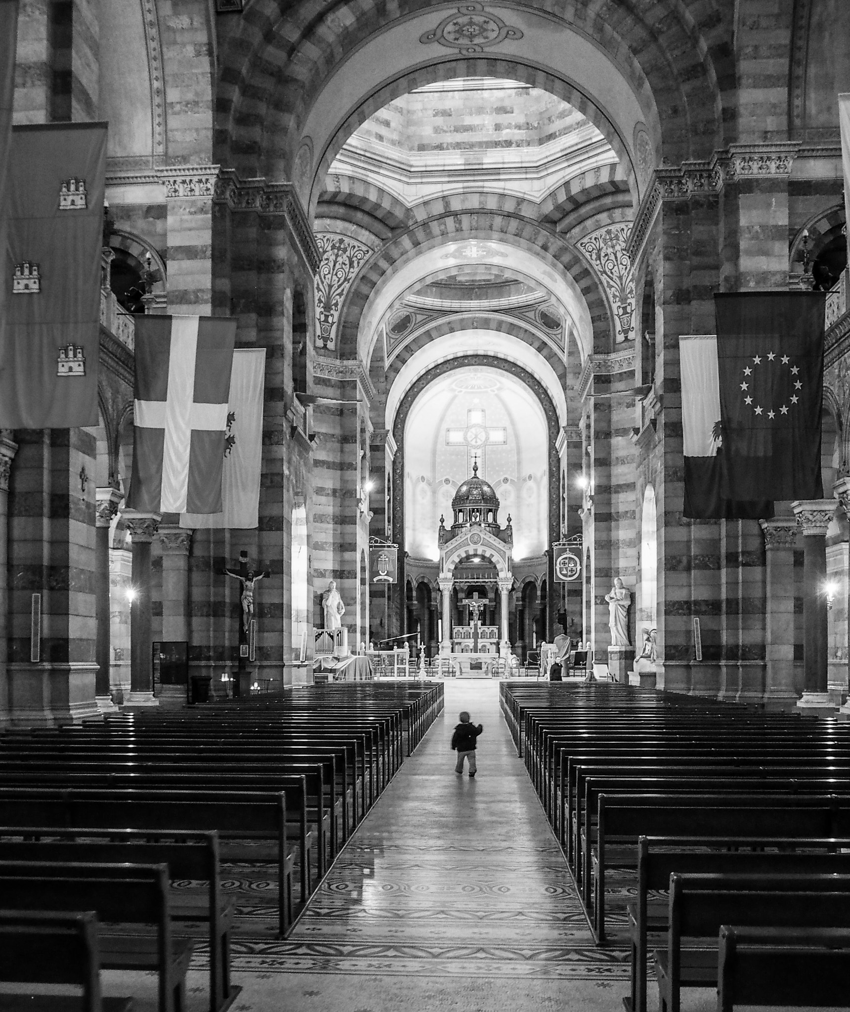 Olympus PEN E-PM2 sample photo. Boy in church photography