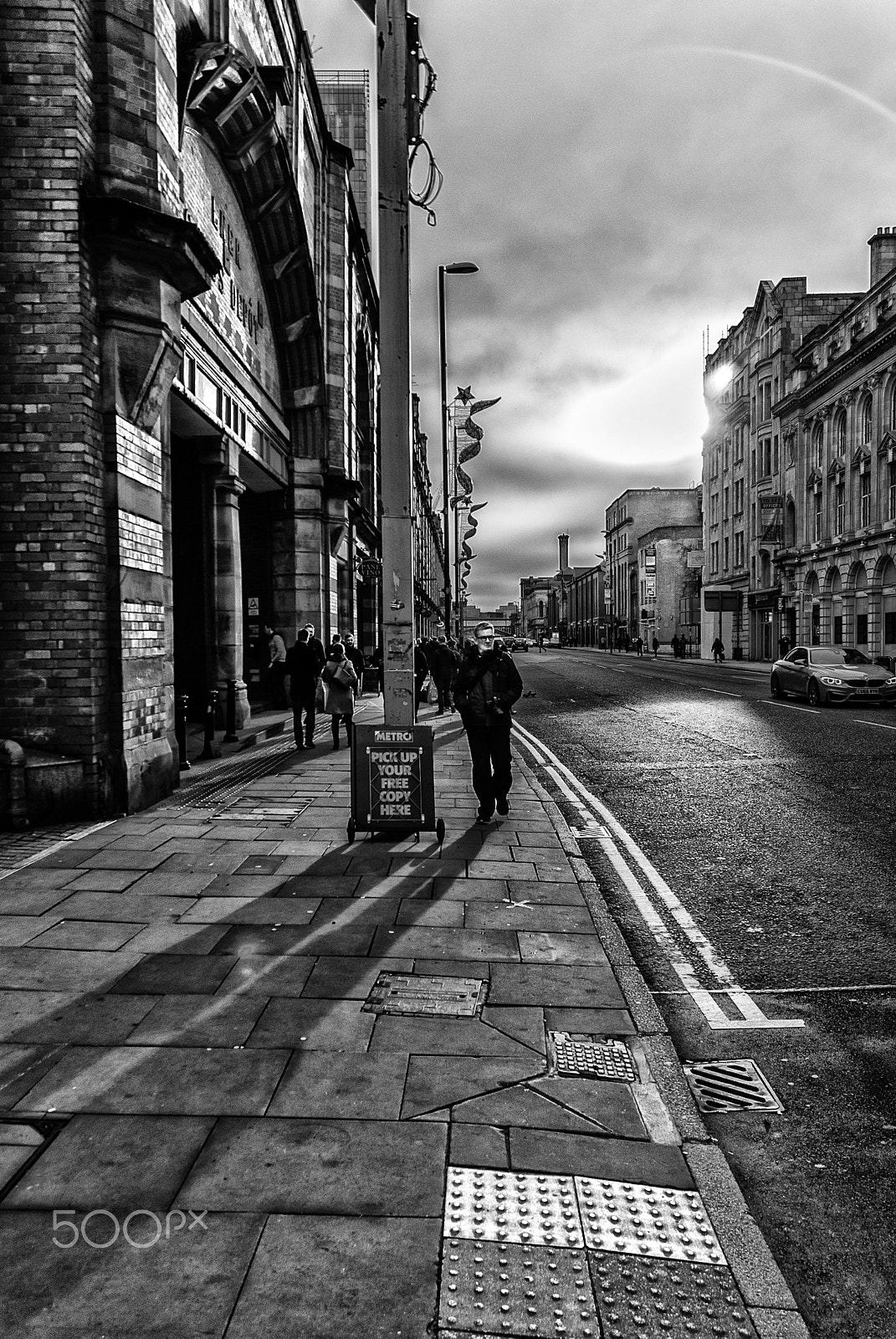 Nikon D200 sample photo. Sunlight and shadow in monochrome photography