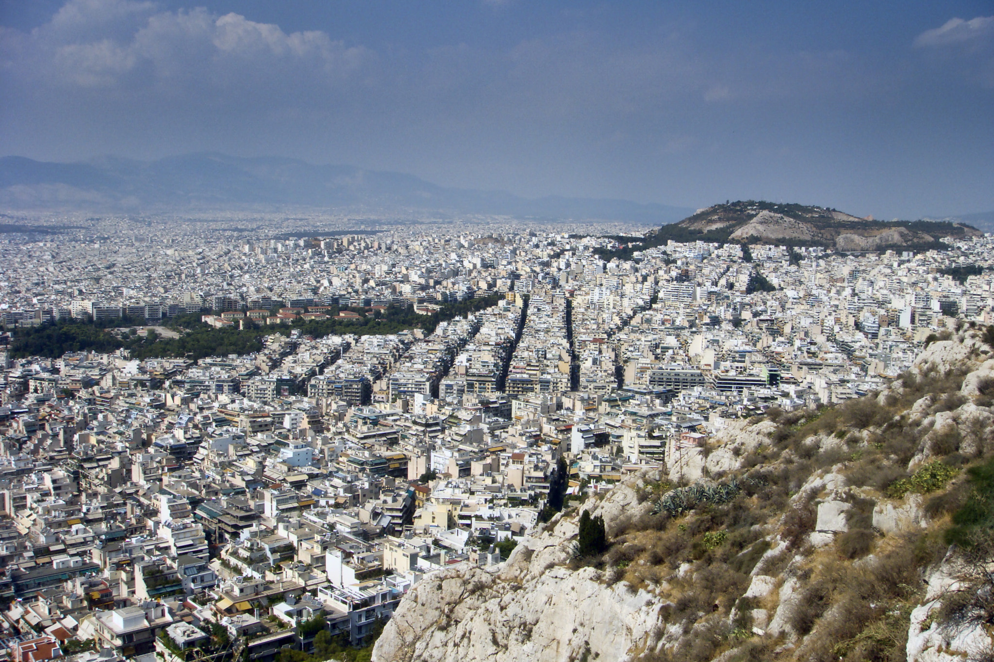 Sony DSC-T200 sample photo. View from lycabettus hill photography