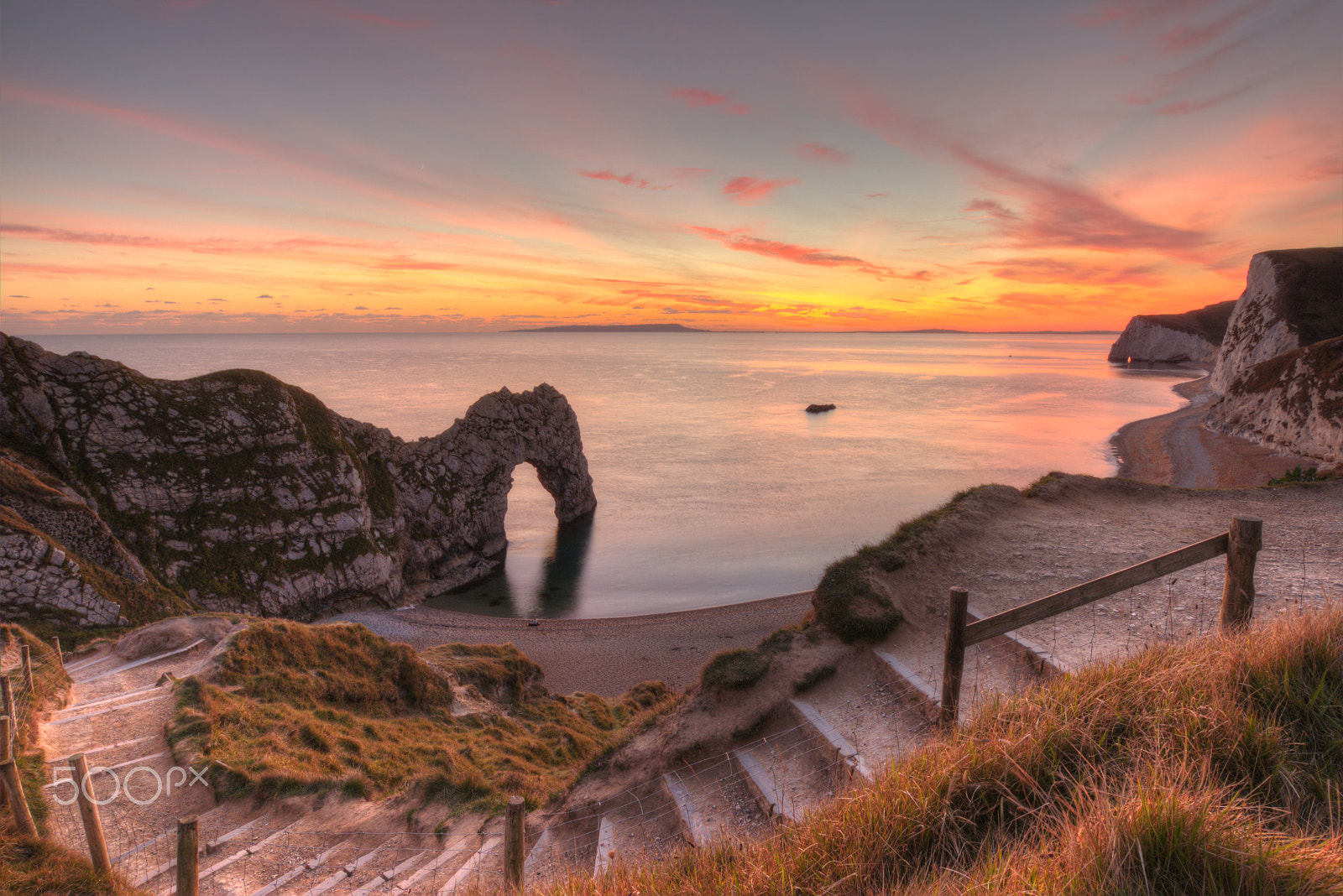 Sigma 10-20mm F3.5 EX DC HSM sample photo. Durdle door sunset photography