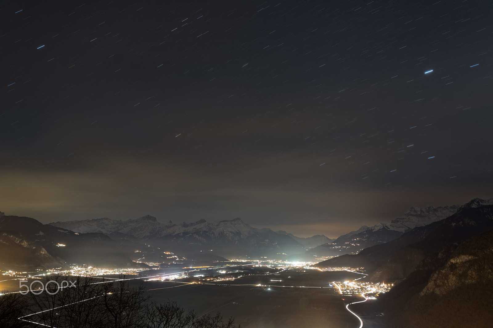 Nikon D5 sample photo. Chablais de nuit photography