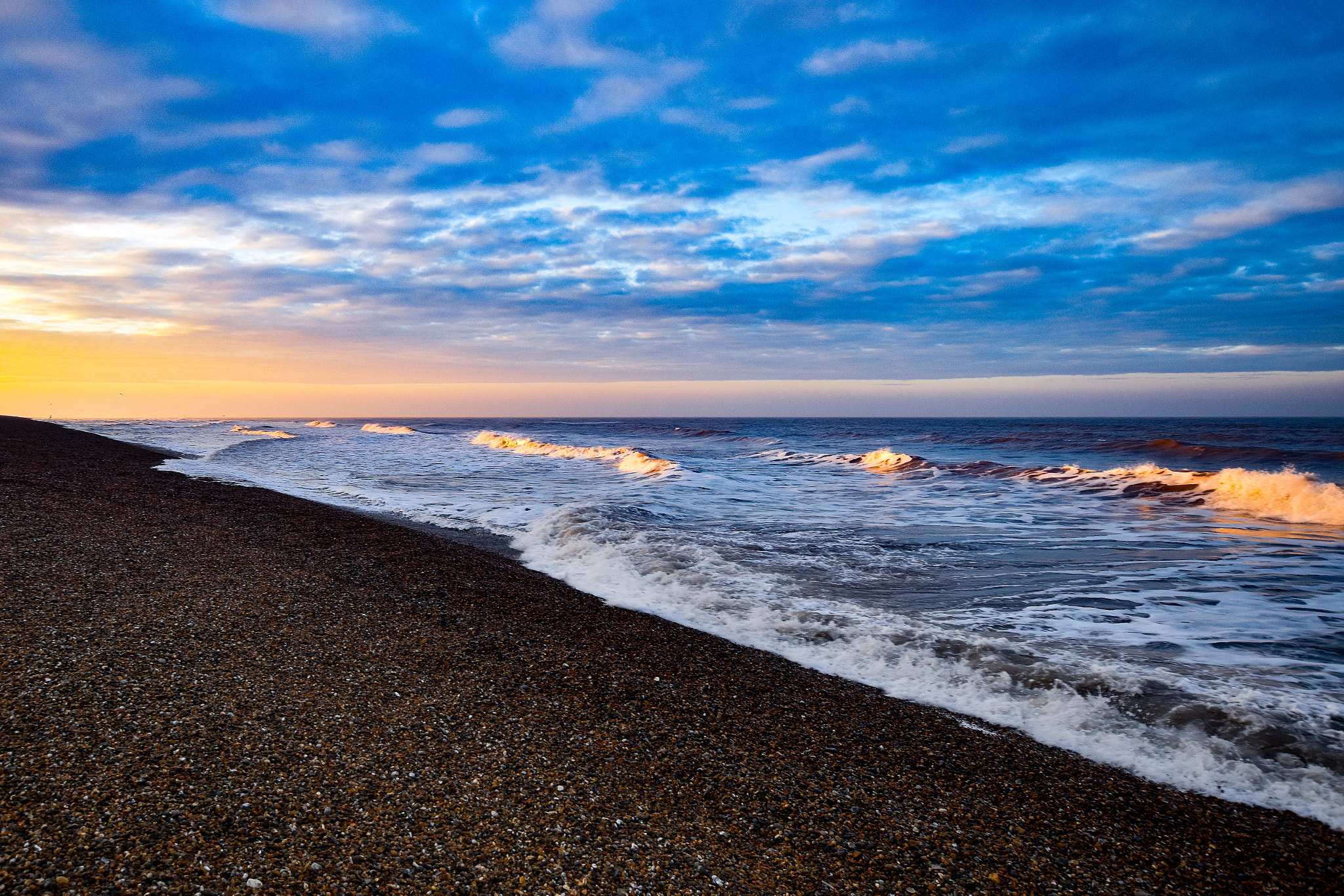 Sigma 10-20mm F4-5.6 EX DC HSM sample photo. Beach at sunset photography