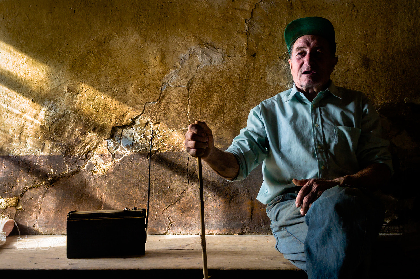 Canon EOS 30D + Canon EF 17-40mm F4L USM sample photo. Isolated farmer who lives alone. abenozas, huesca, spain. photography