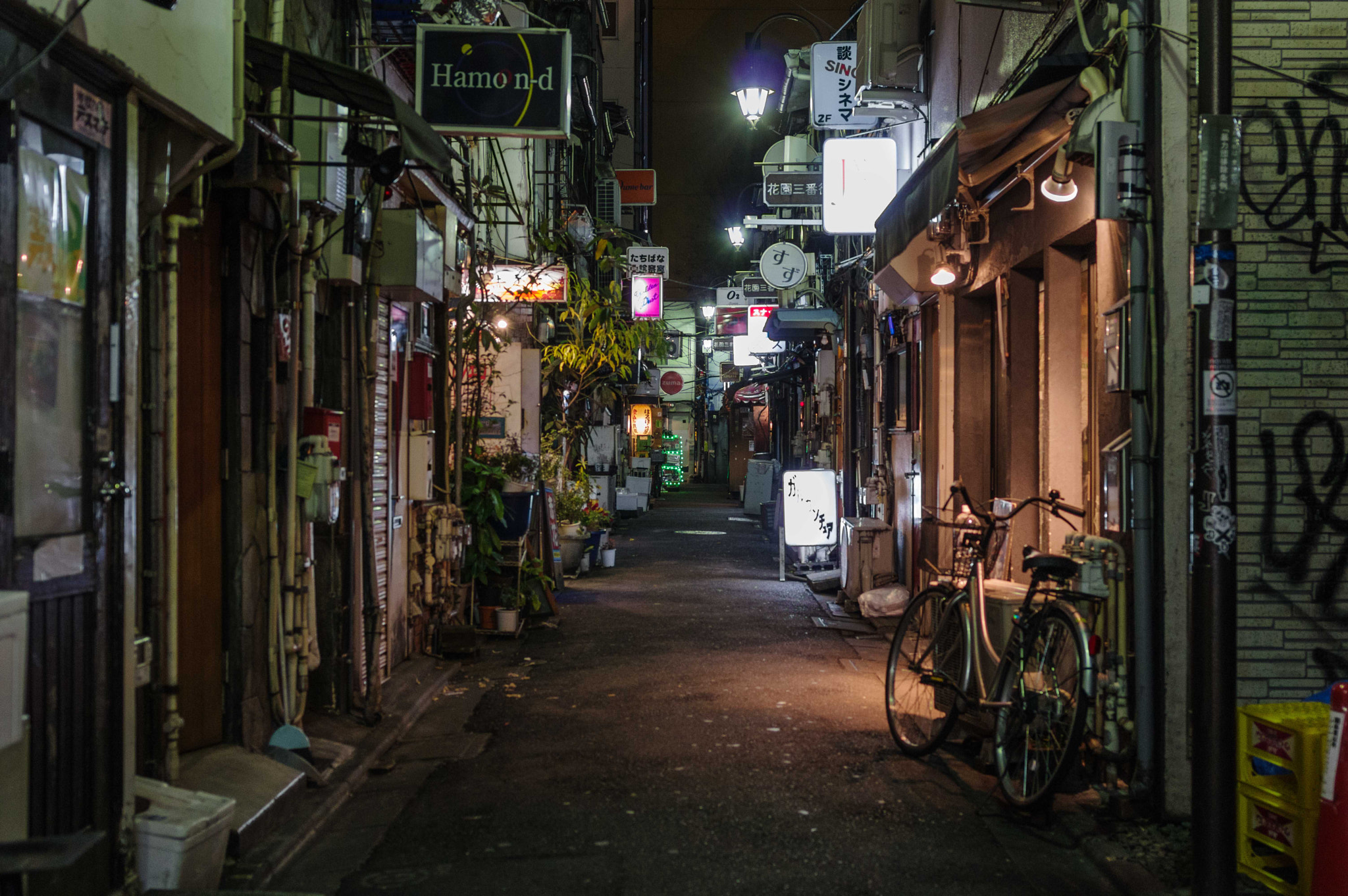 Pentax K-3 sample photo. Golden gai  photography