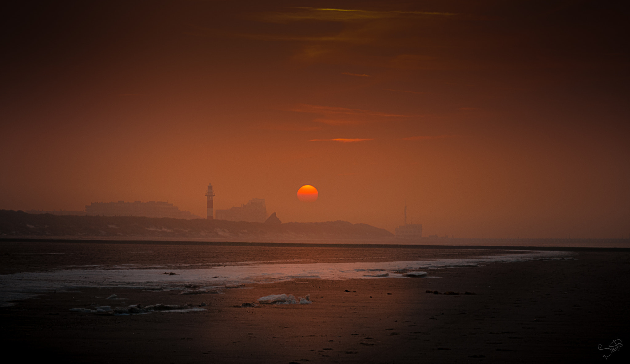 Sigma 17-70mm F2.8-4 DC Macro OS HSM | C sample photo. Sunset nieuwpoort view photography