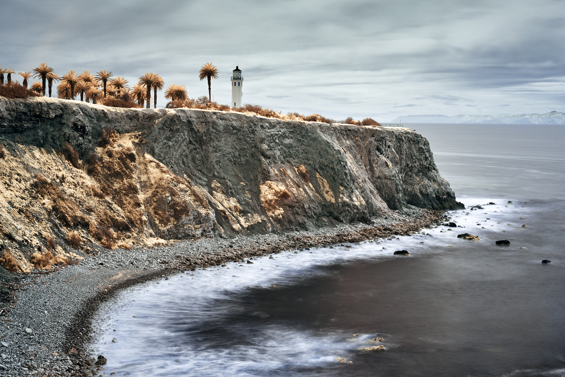 MACRO 50mm F2.8 sample photo. Point vicente light house infrared photography