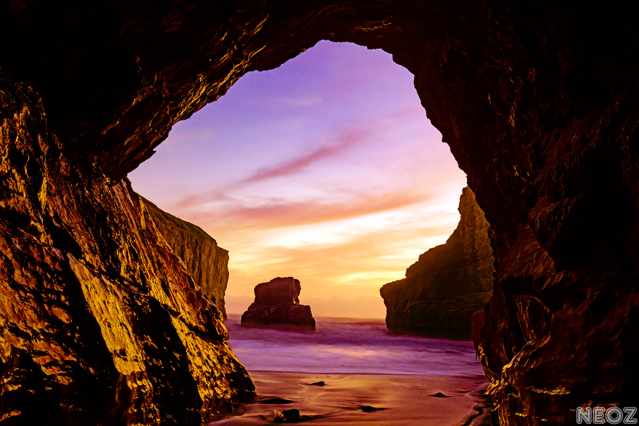 Canon EF 16-35mm F4L IS USM sample photo. Purple sunset photography