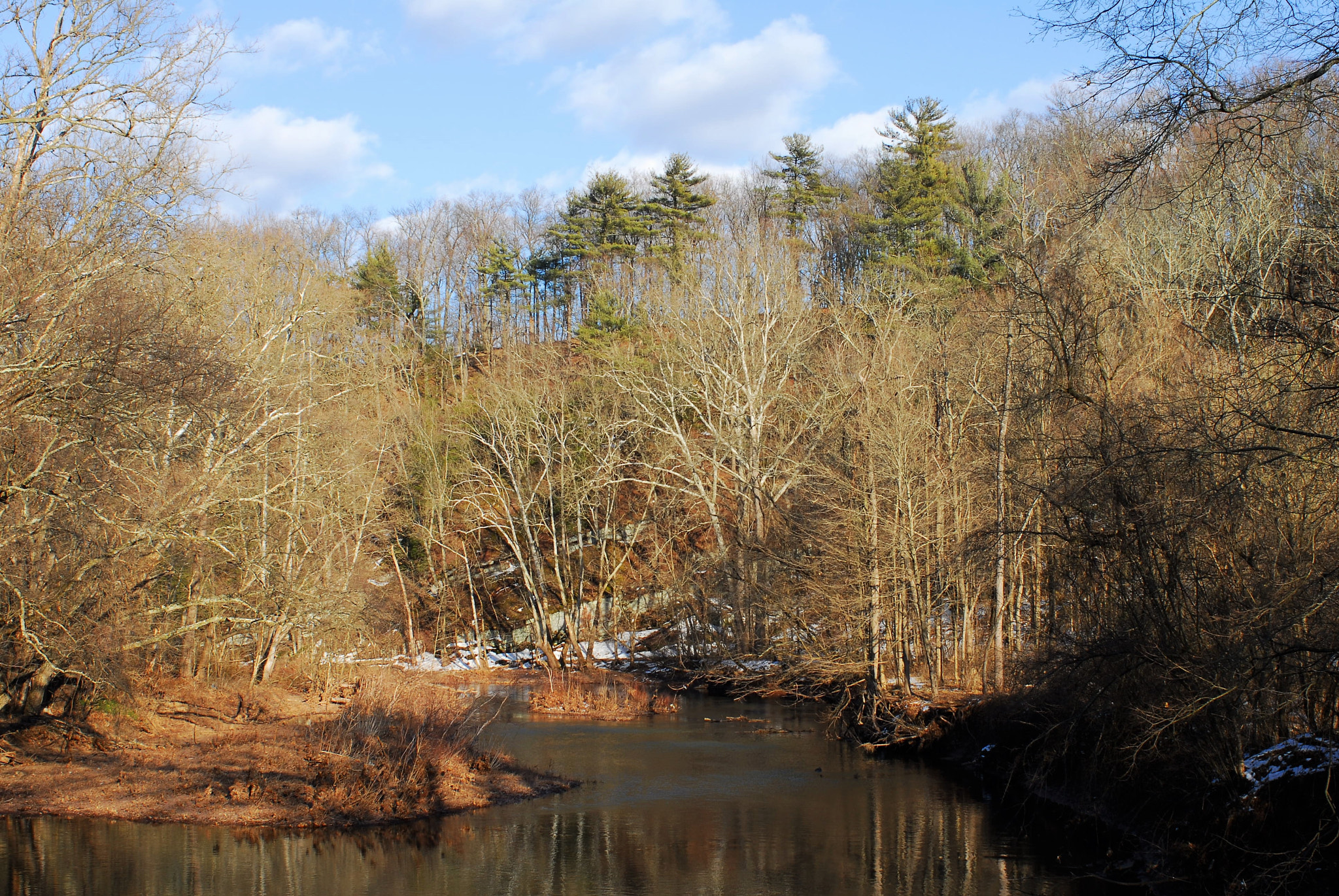 Nikon D200 sample photo. View from a small bridge photography
