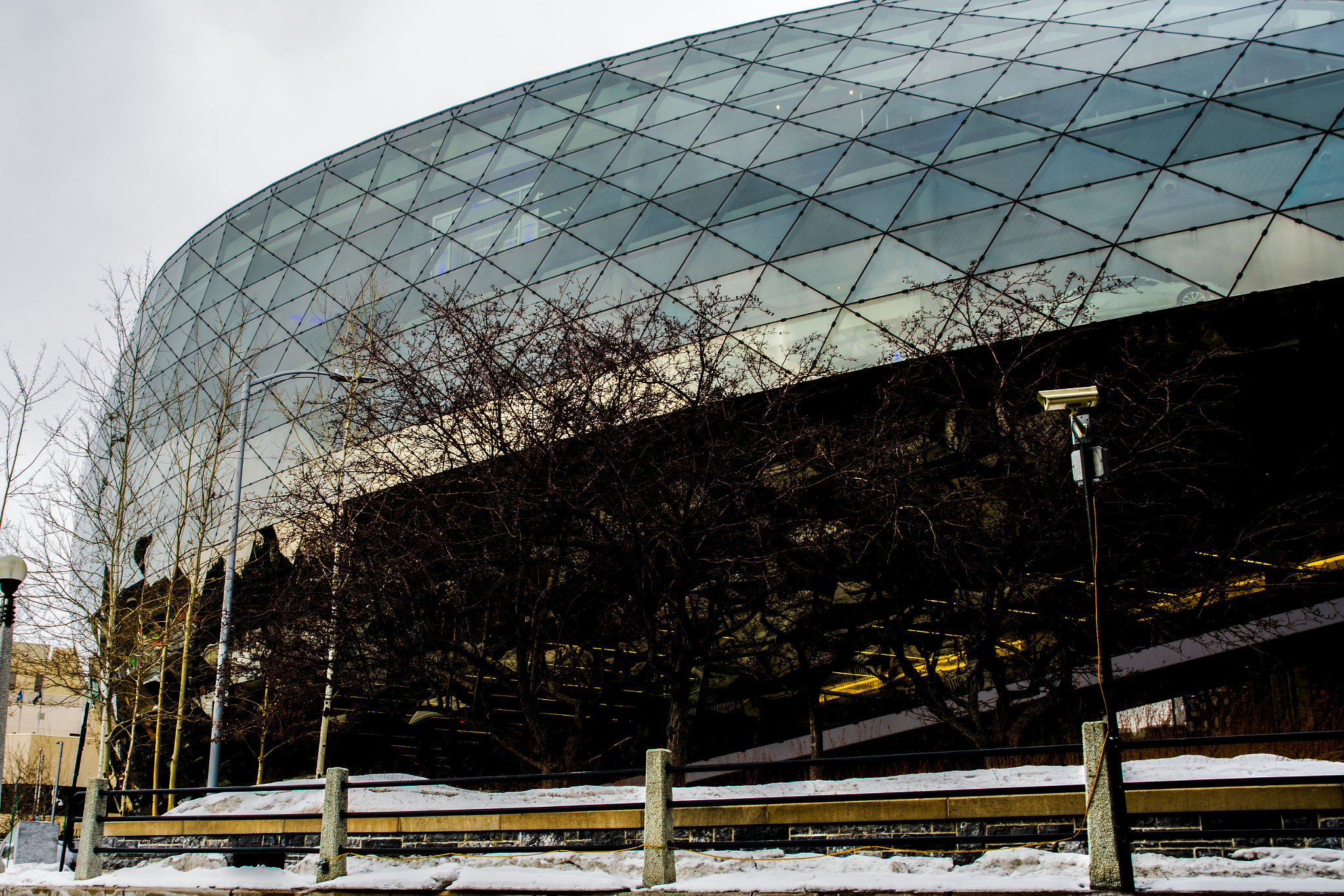 Nikon D3400 sample photo. Glass building photography