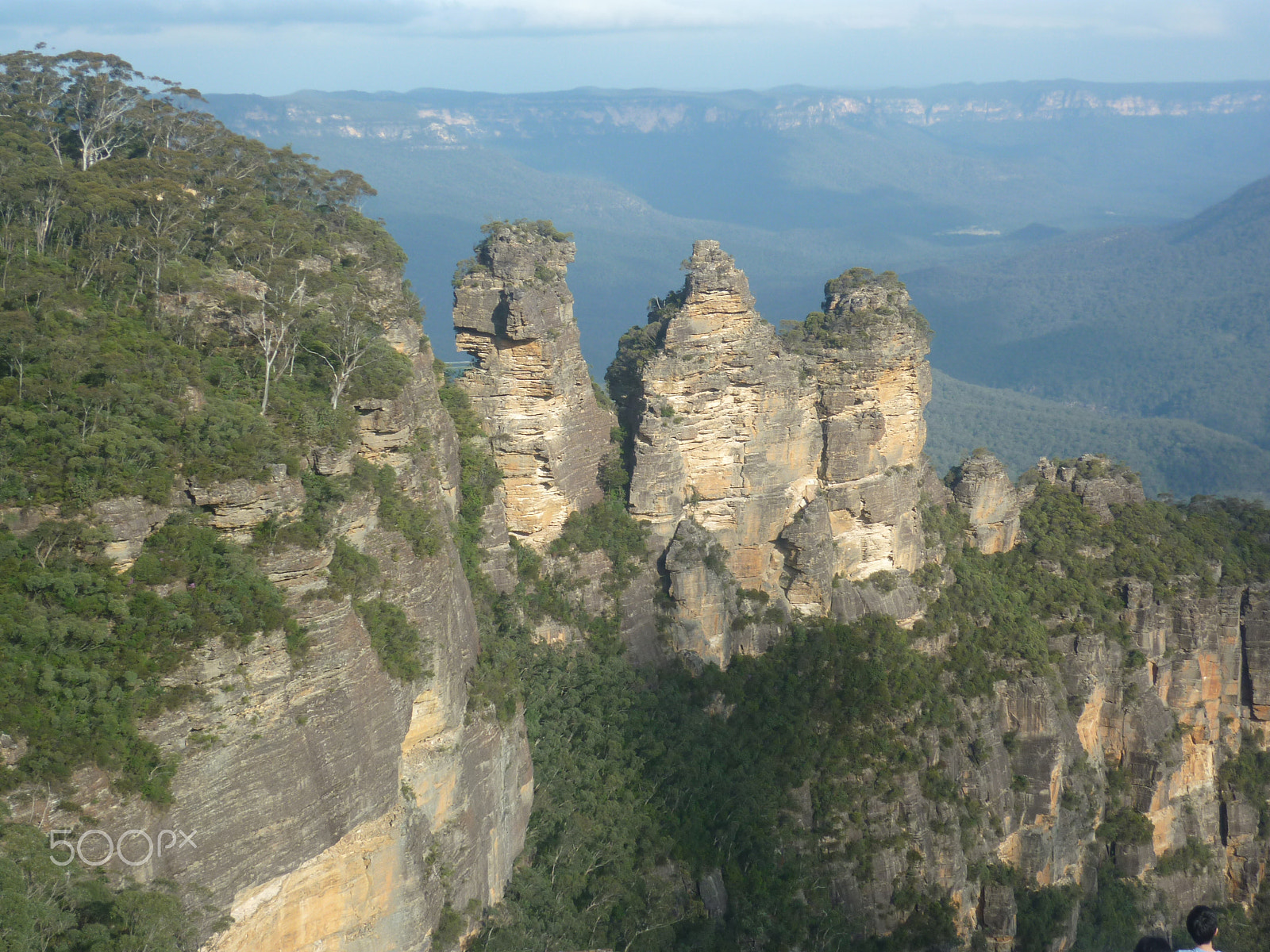 Panasonic DMC-FS7 sample photo. The three sisters in the blue mountains. photography