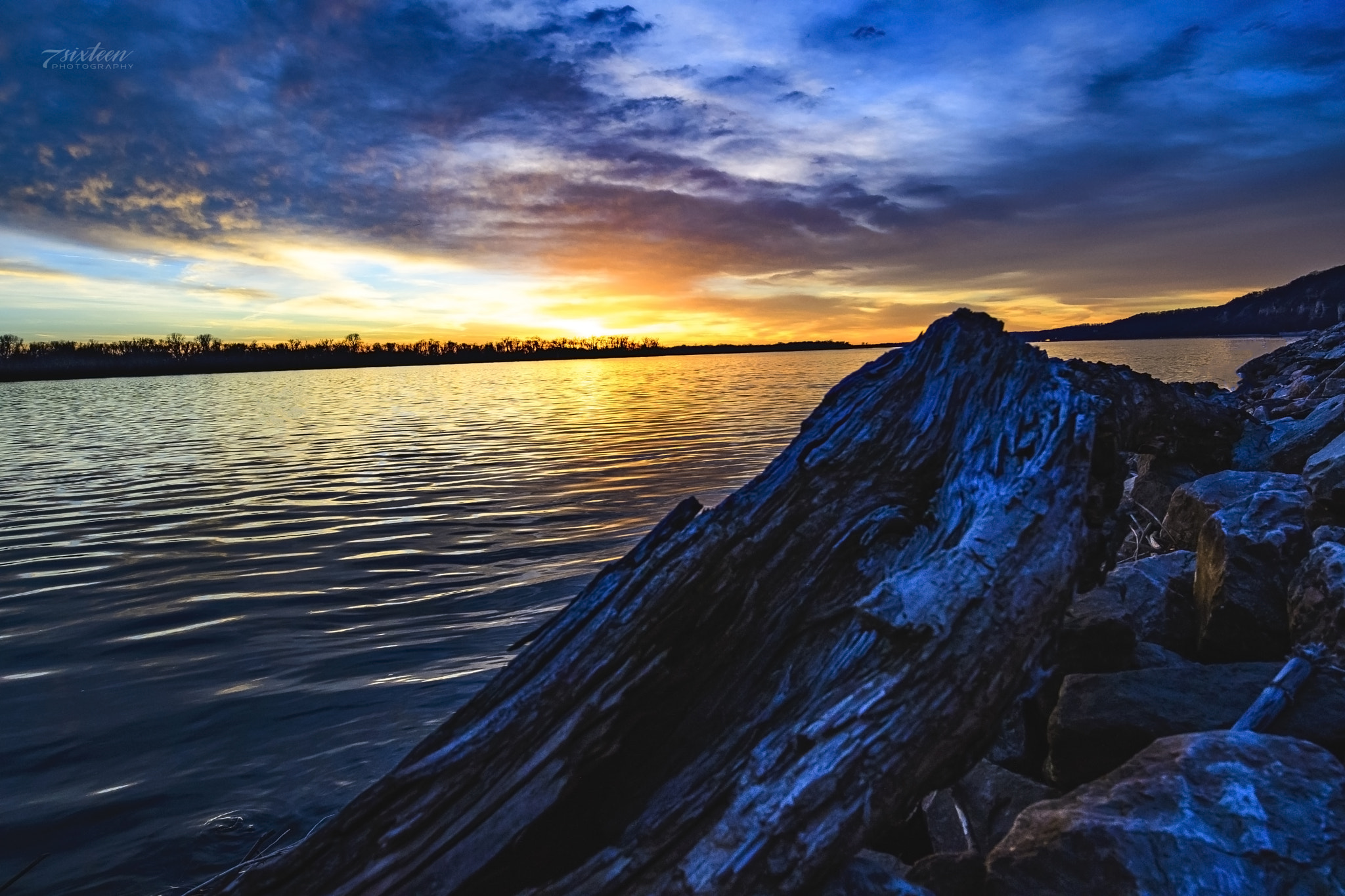 Nikon D500 sample photo. Mississippi river sunset photography