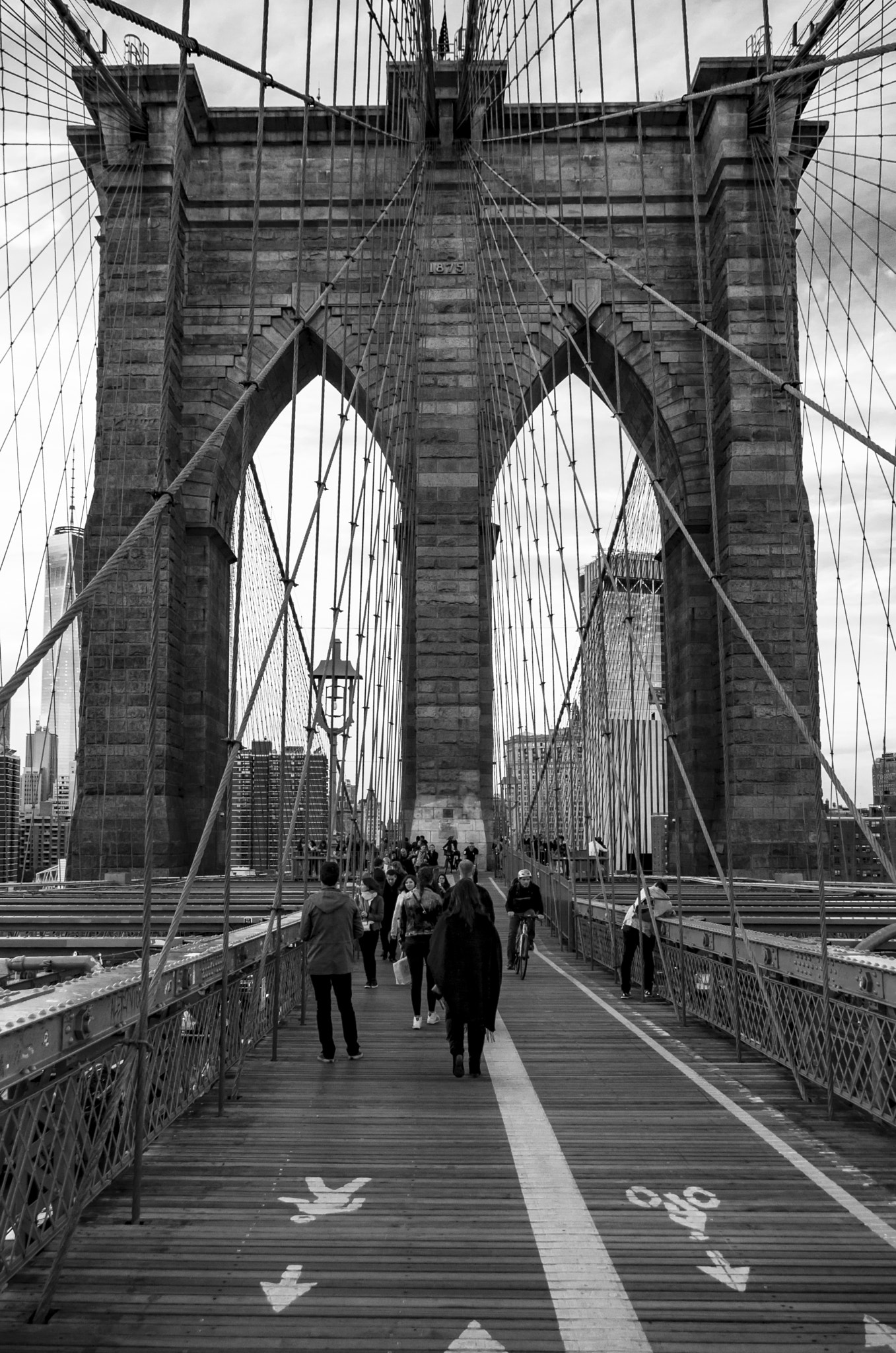 Pentax K-5 + smc PENTAX-DA L 18-55mm F3.5-5.6 sample photo. Brooklyn bridge photography