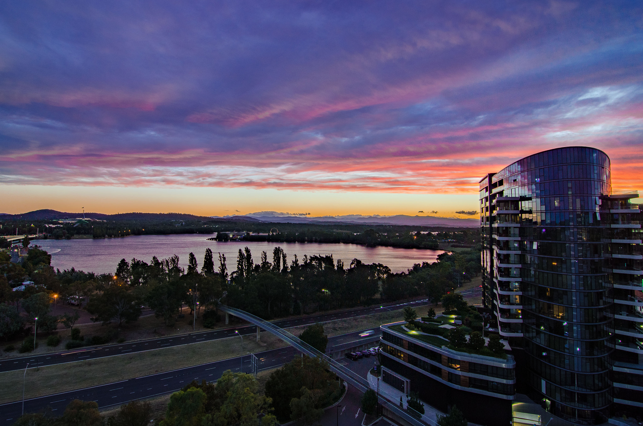 Nikon D5100 sample photo. Sunset in canberra photography