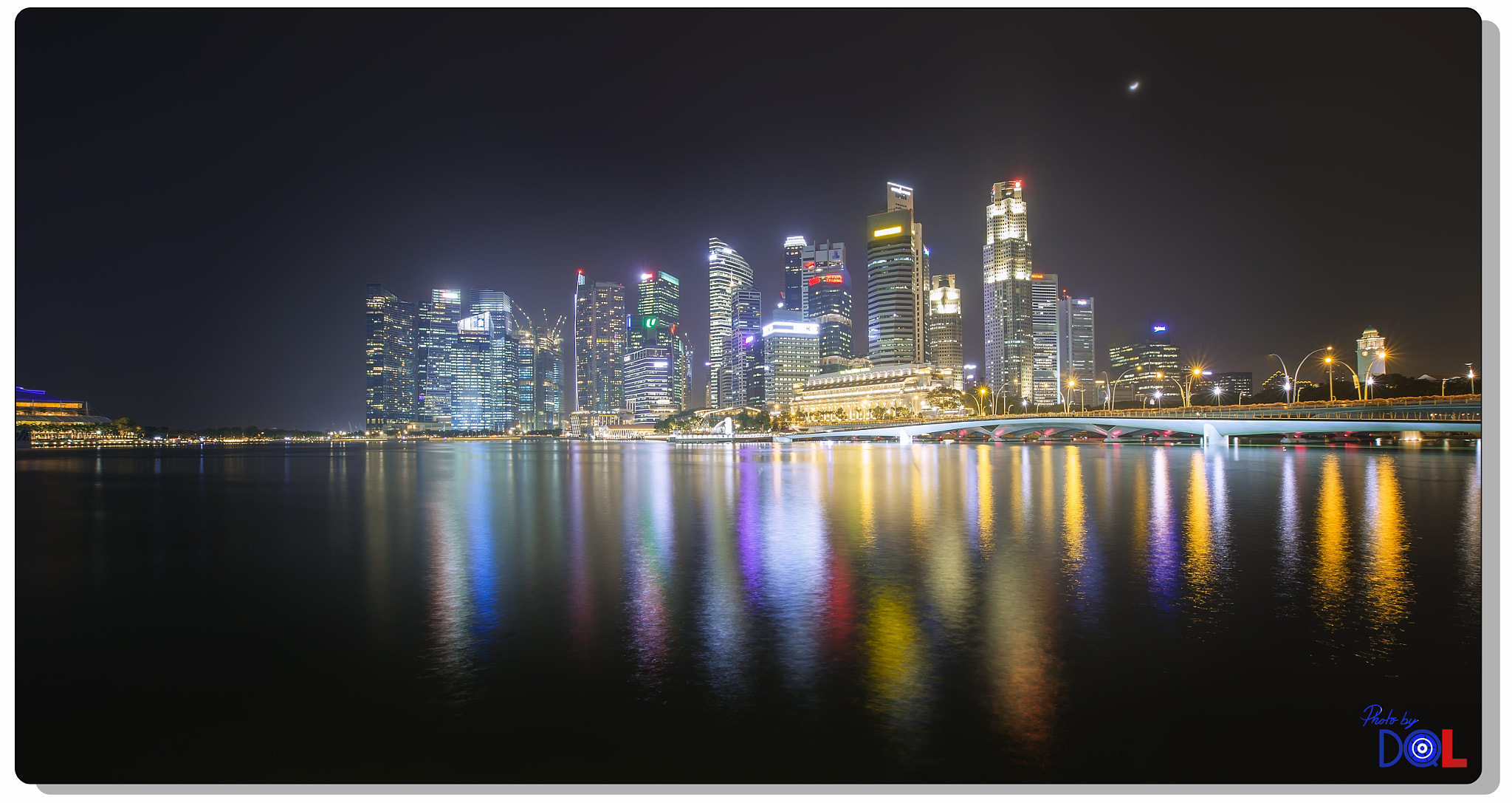 Nikon AF-S Nikkor 14-24mm F2.8G ED sample photo. Marina bay at night photography