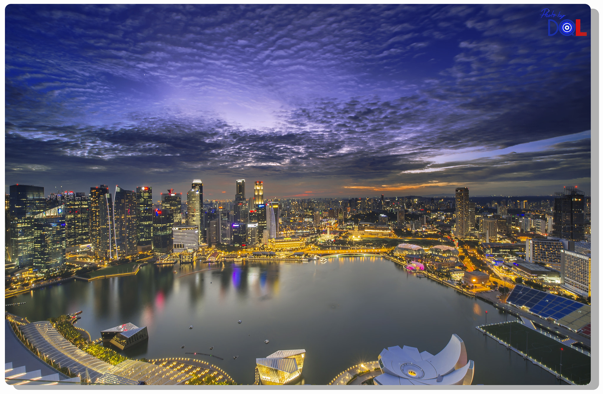 Nikon AF-S Nikkor 14-24mm F2.8G ED sample photo. Marina bay at night photography