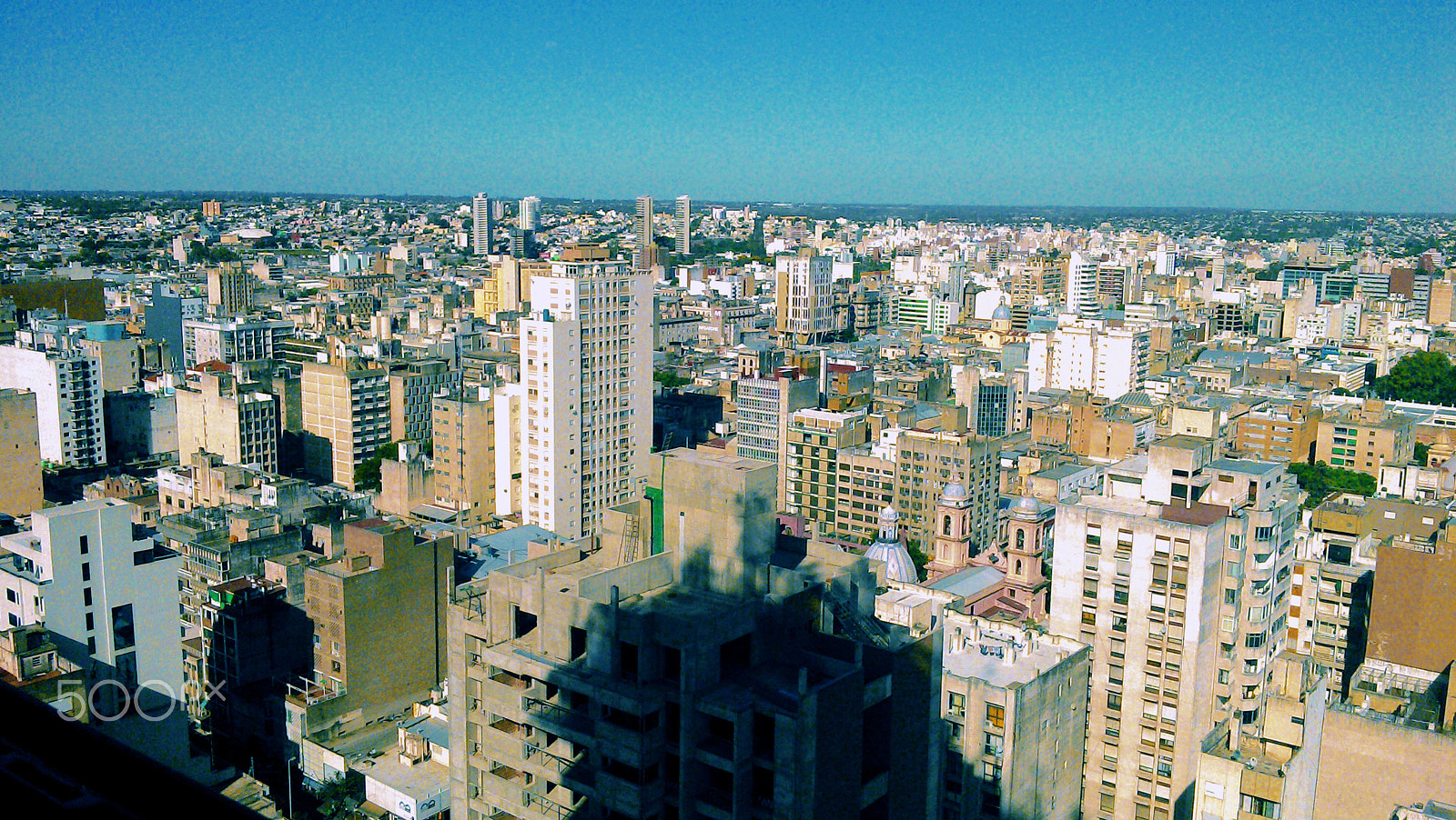 Motorola RAZR i sample photo. View of the city of cordoba, argentina. highest tower photography