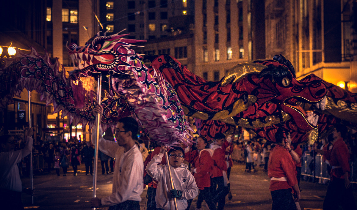 Panasonic Lumix G 42.5mm F1.7 ASPH Power OIS sample photo. Dancing dragons photography