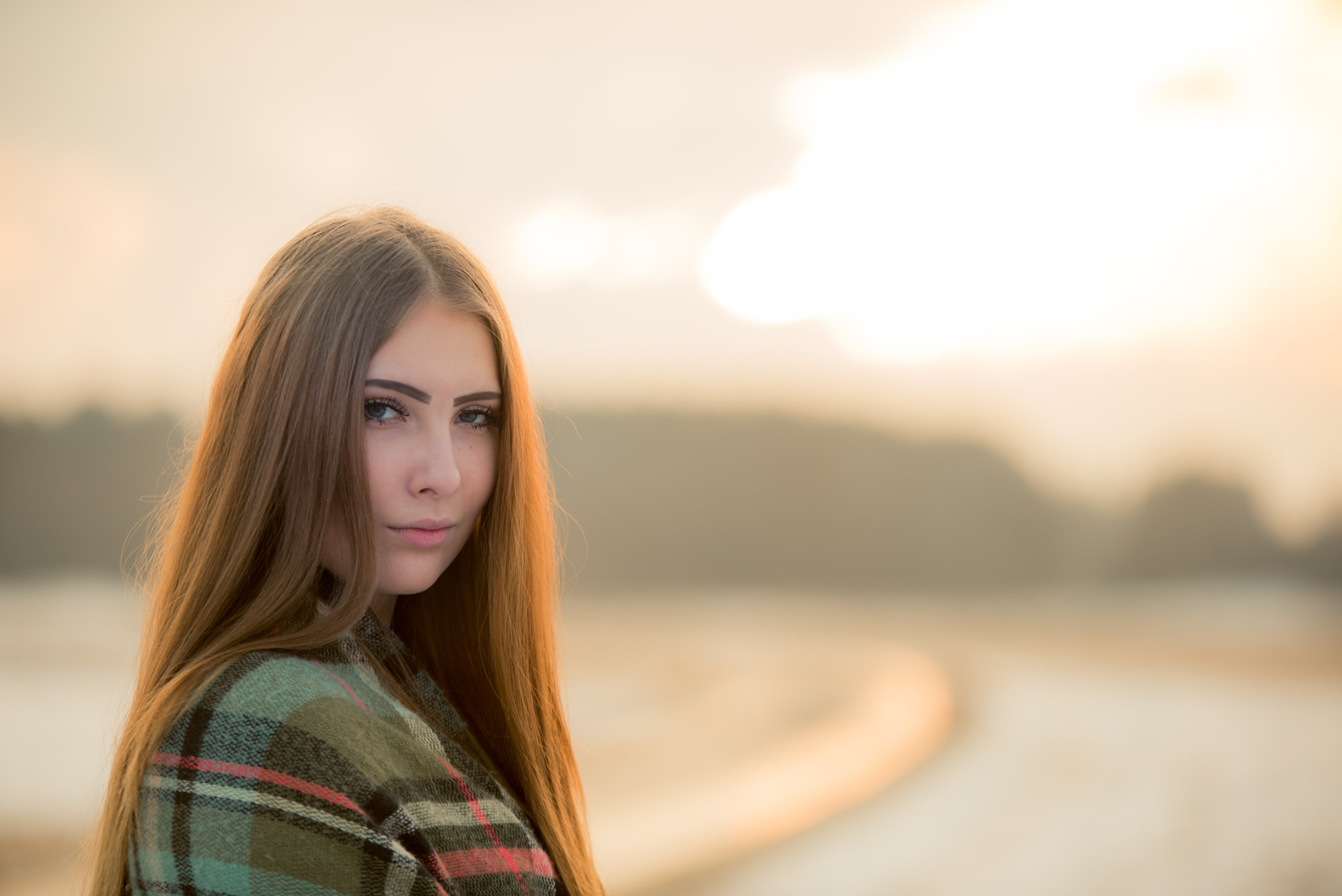 Nikon D810 sample photo. Sunset portrait photography