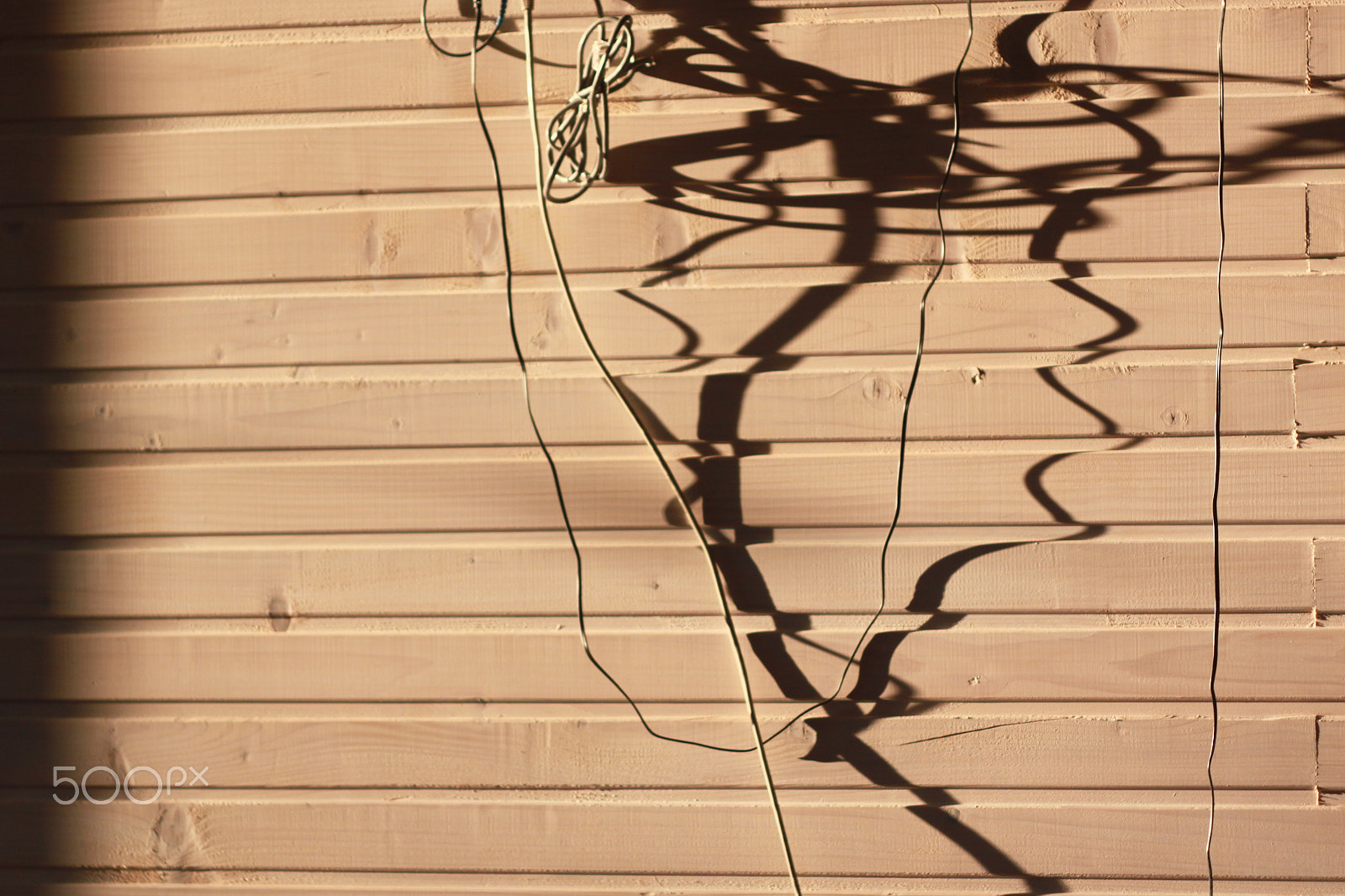 Canon EOS 500D (EOS Rebel T1i / EOS Kiss X3) + Canon EF 35-80mm f/4-5.6 sample photo. Shadows of wire photography
