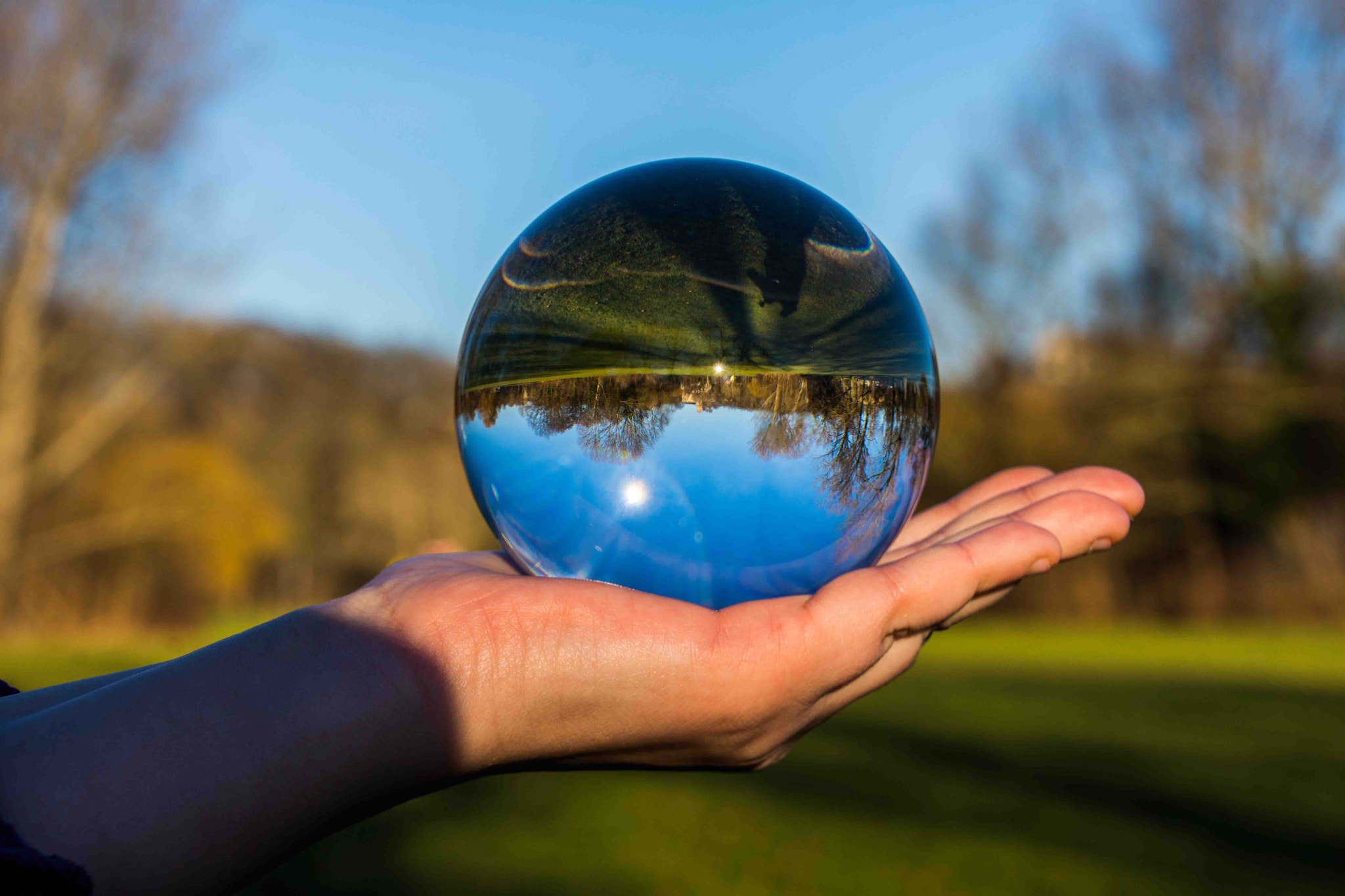 Nikon D7200 sample photo. Halle peißnitz glaskugel photography