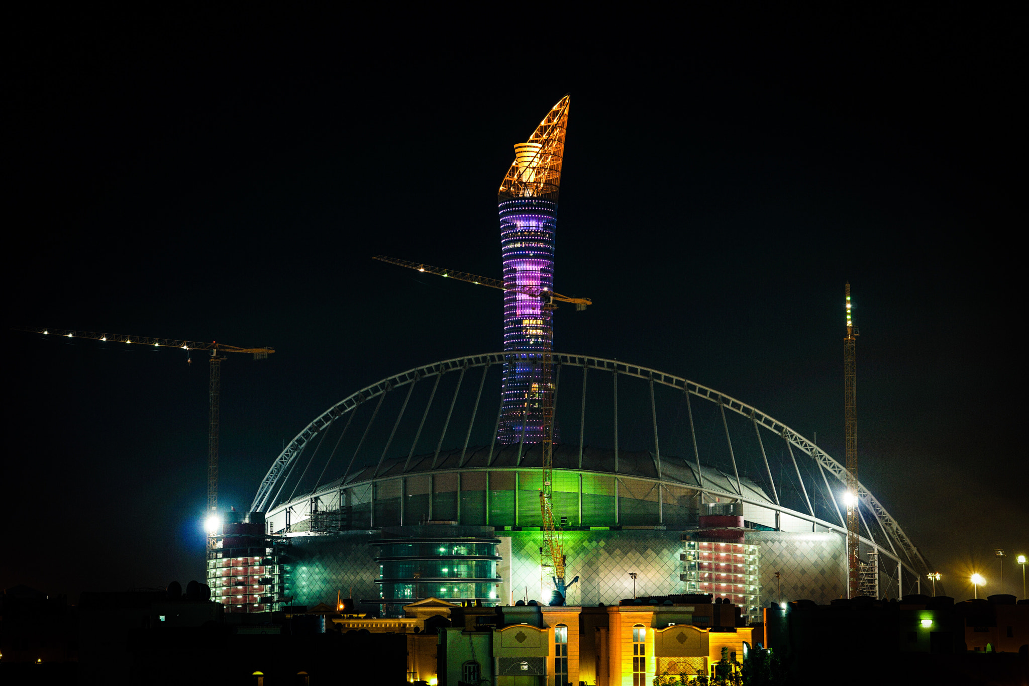 Sony a6500 sample photo. Aspire zone construction for the 2022 fifa world c ... photography