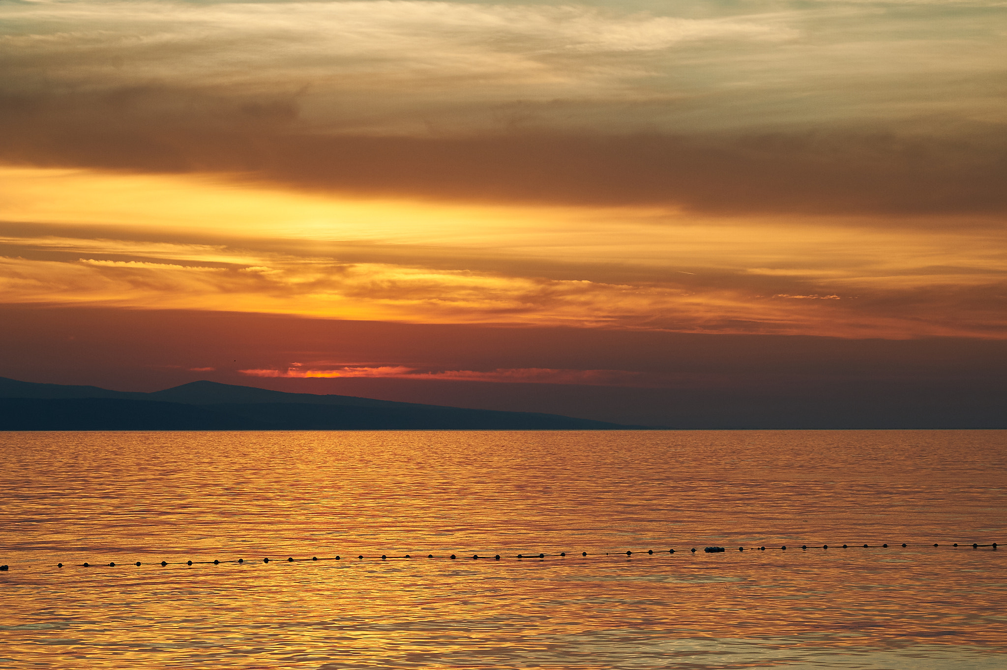 Nikon D700 sample photo. Orange sunset photography