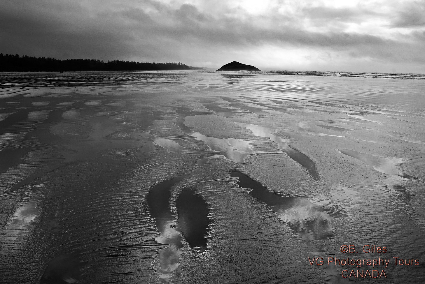 Pentax K10D sample photo. Low tide reflections photography