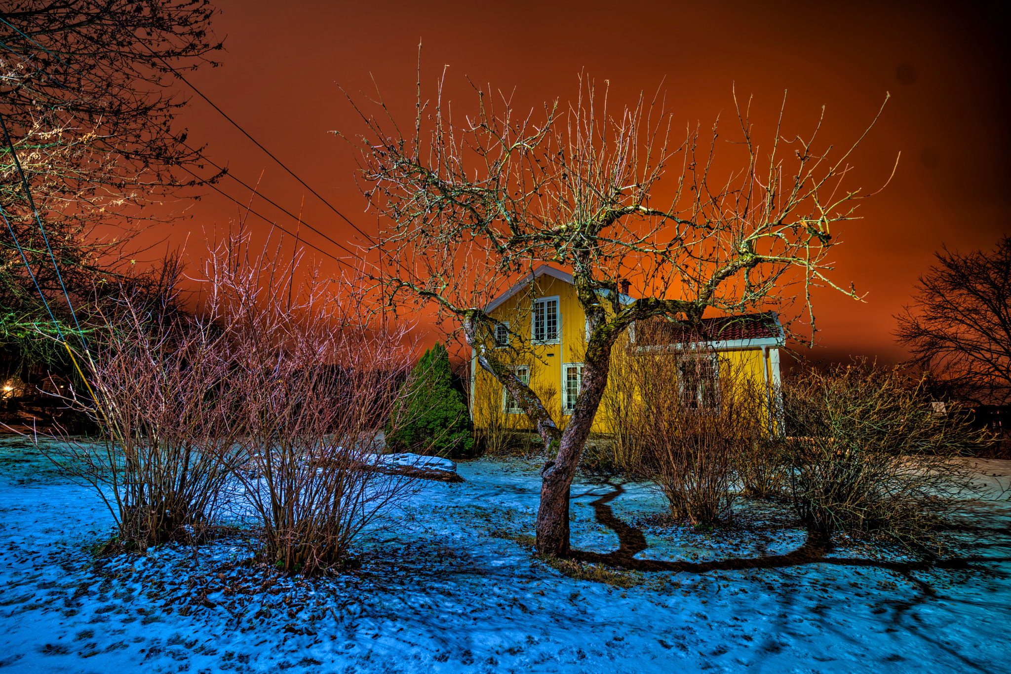 Sony a7R II sample photo. Haunted house on elnestangen photography