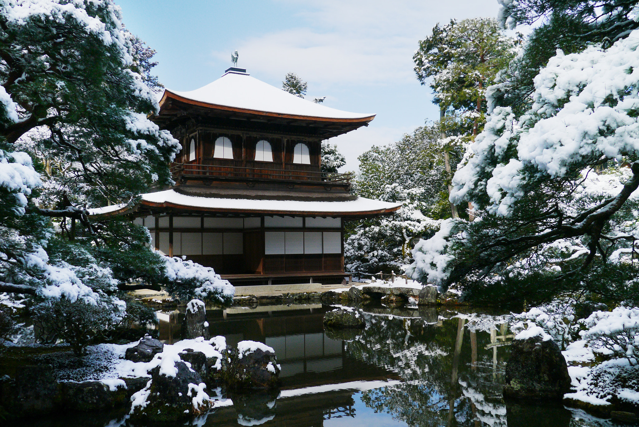 Panasonic Lumix DMC-GX1 sample photo. Winter in kyoto photography